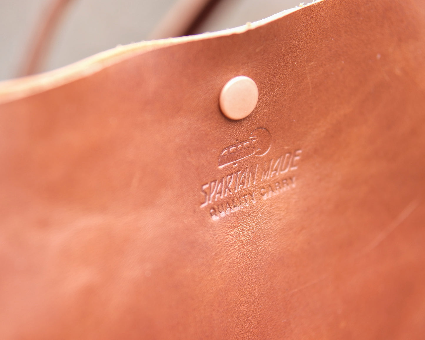 Station Tote - Brandy Shoulder