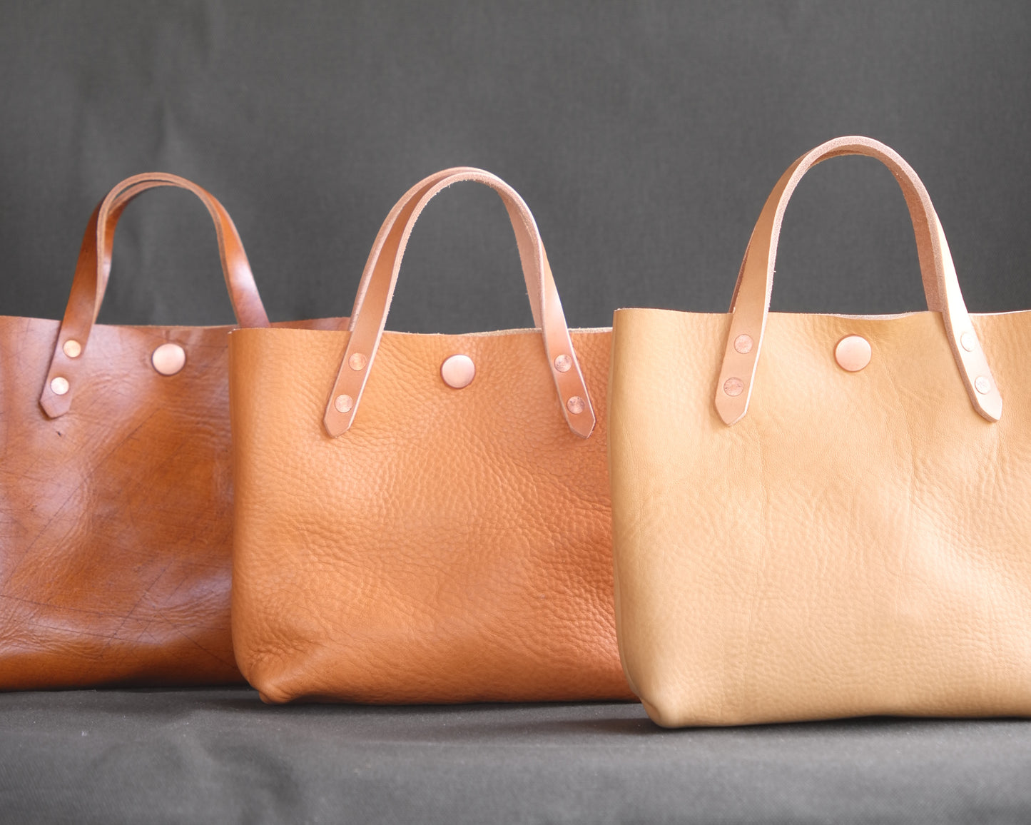Mini Tote in Oiled Natural