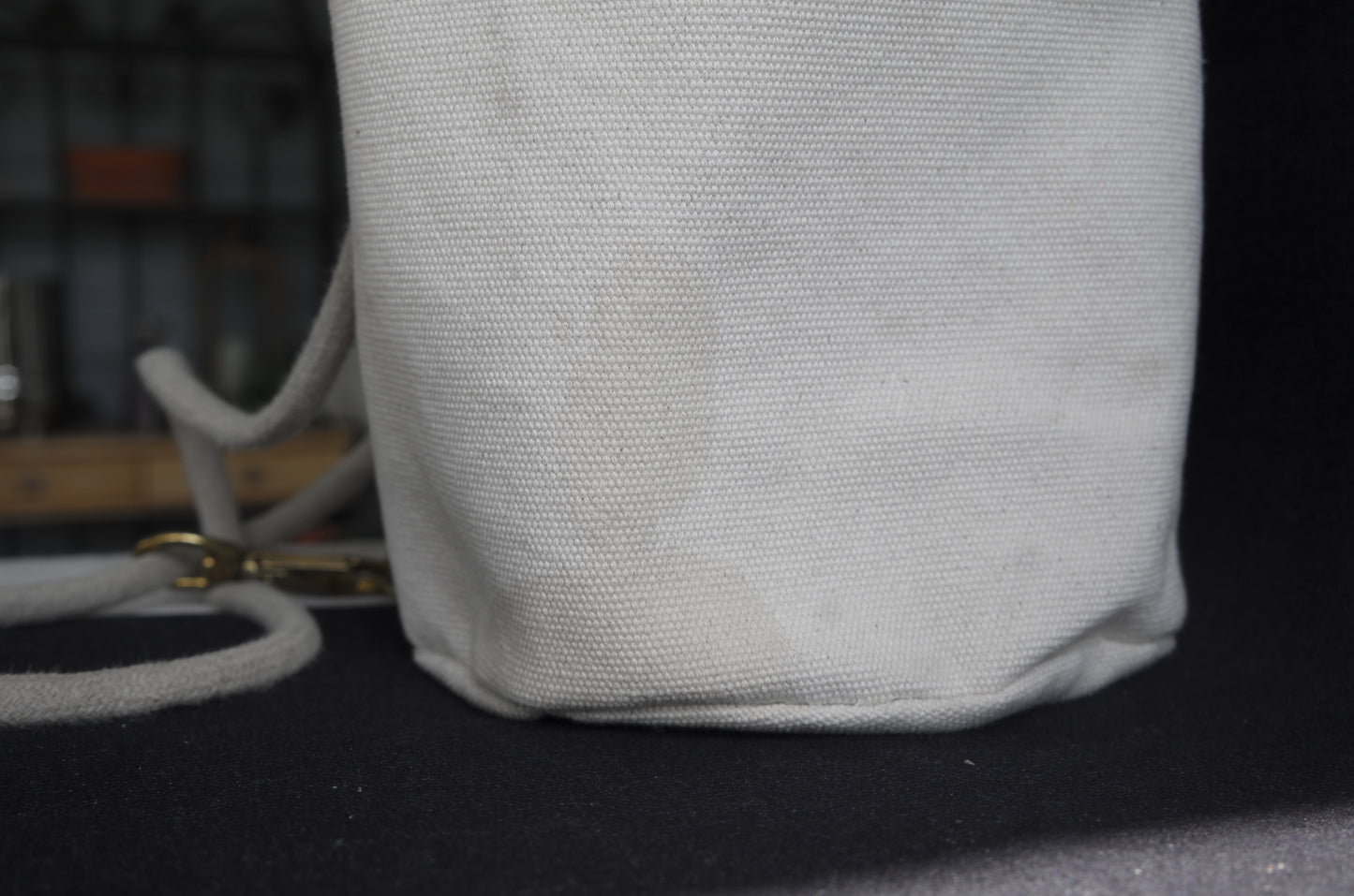 SECONDS Bucket Bag in White