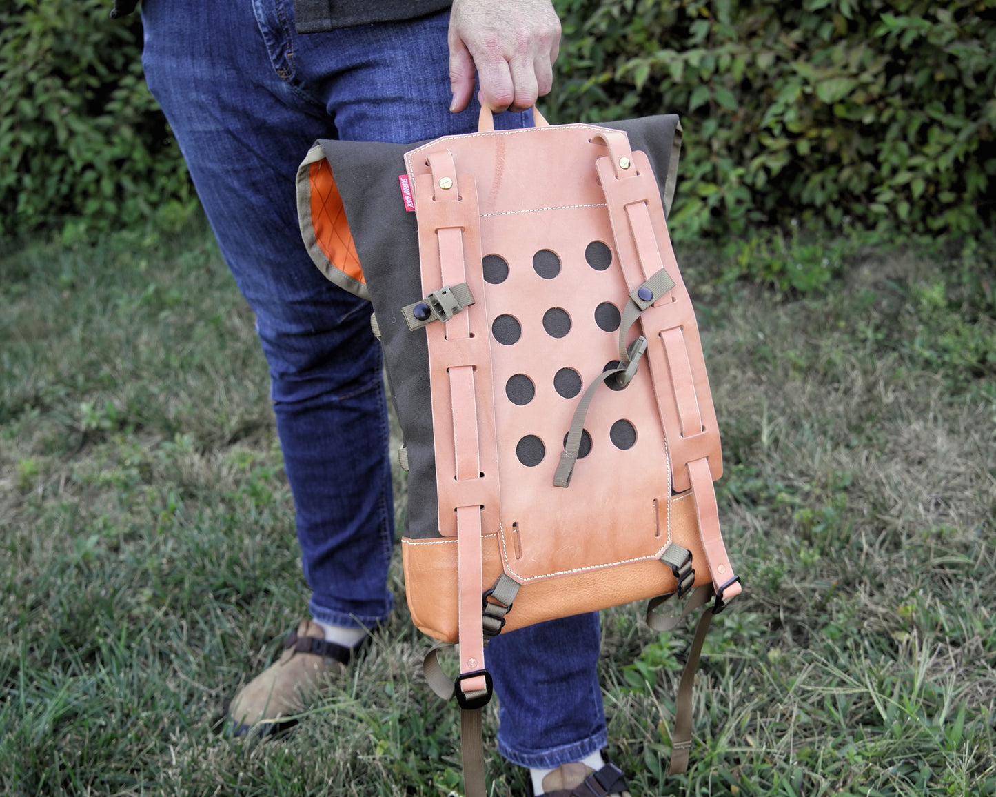 4-D Rucksack in Olive