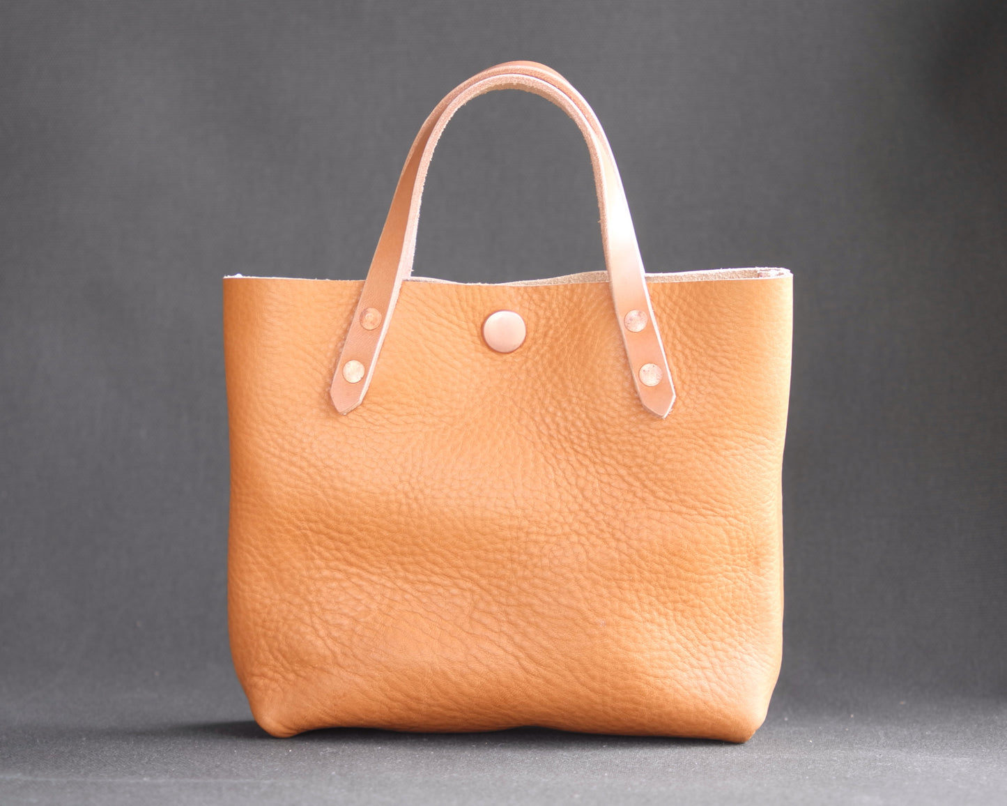 Mini Tote in Oiled Natural