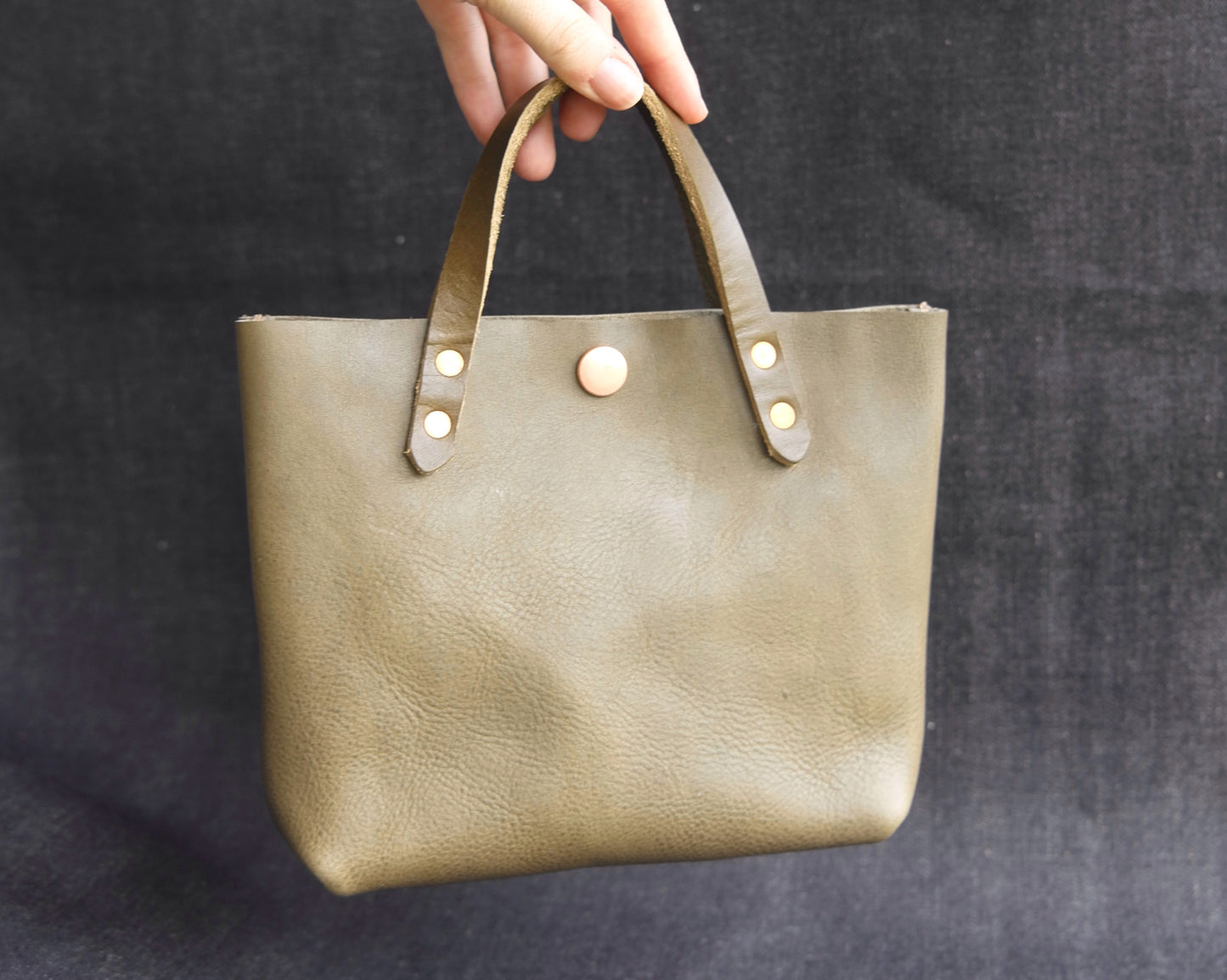 Mini Tote in Grigio