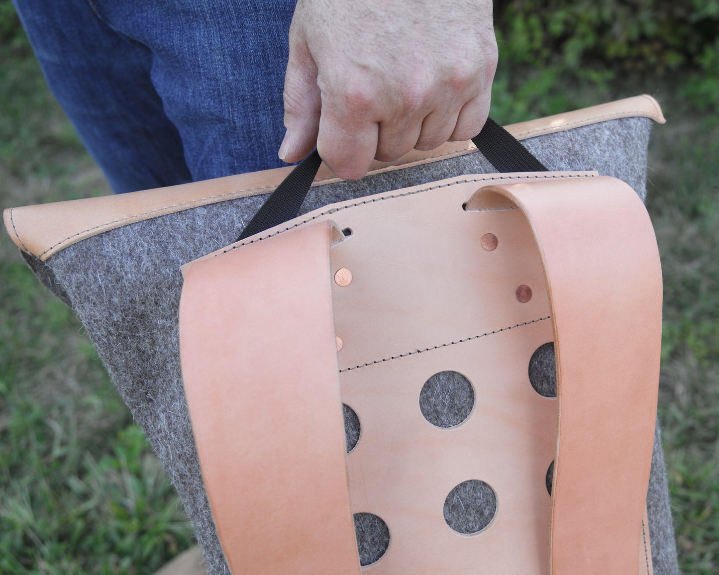 4-D Rucksack in Felt