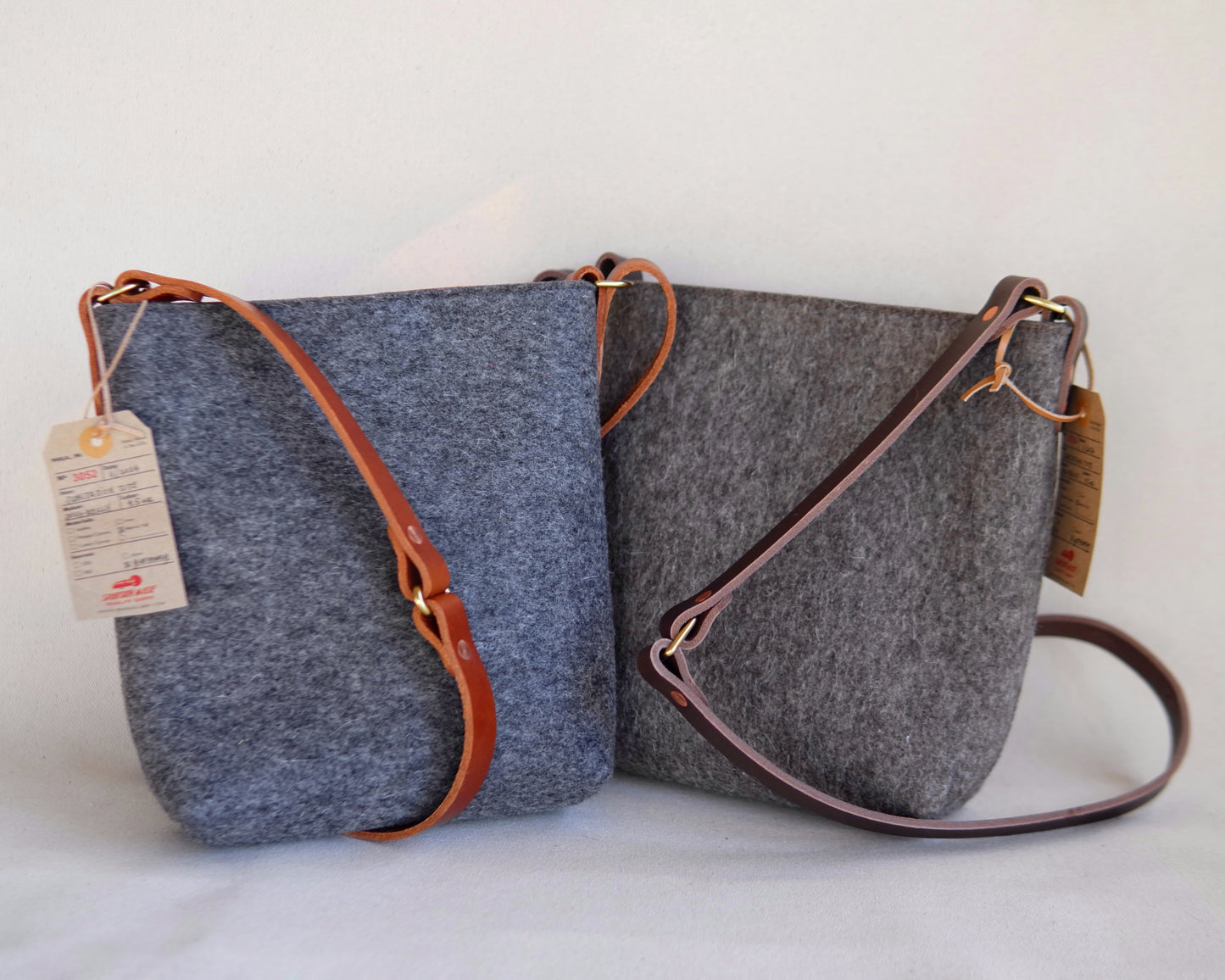 Substation Tote in Brown Felt