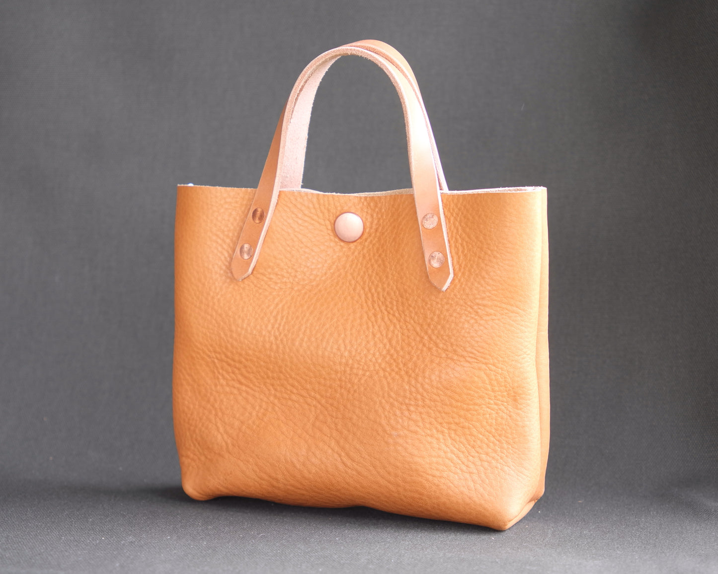Mini Tote in Oiled Natural