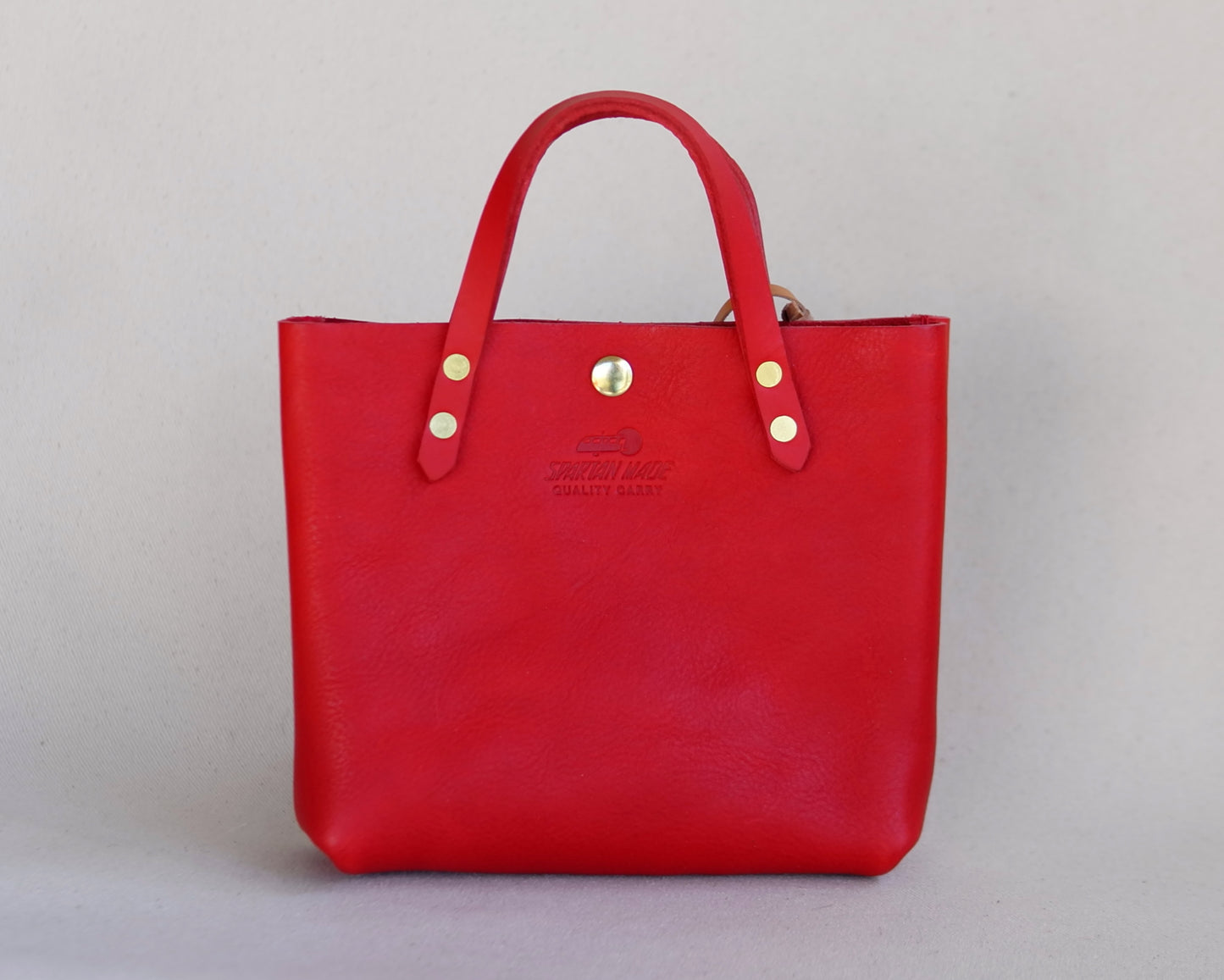 Mini Tote in Red