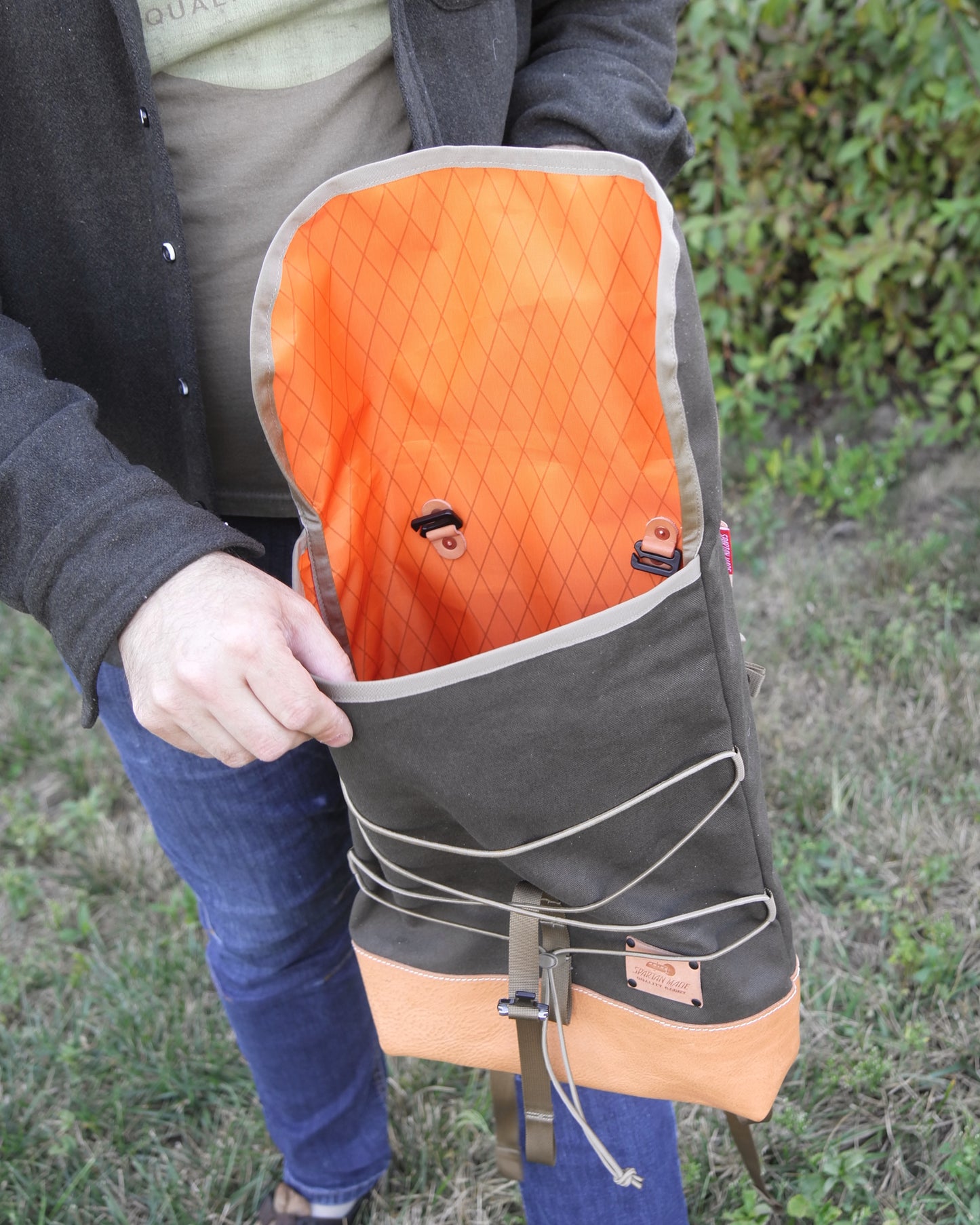 4-D Rucksack in Olive