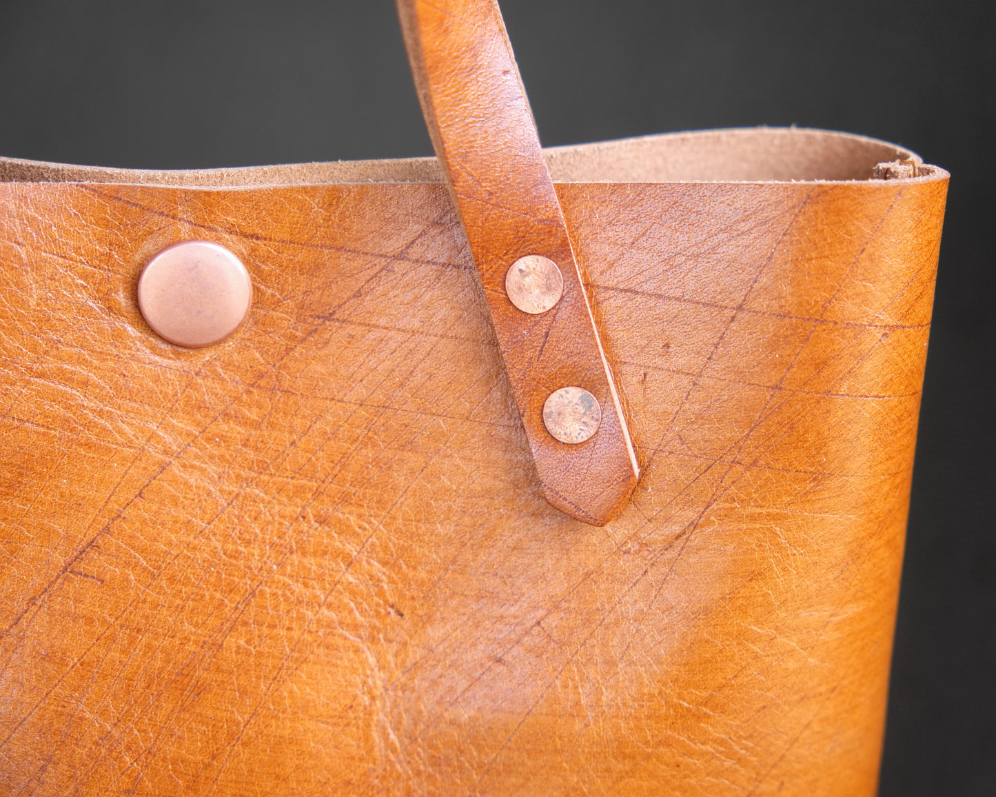 Mini Tote in Light Etruscan Brown