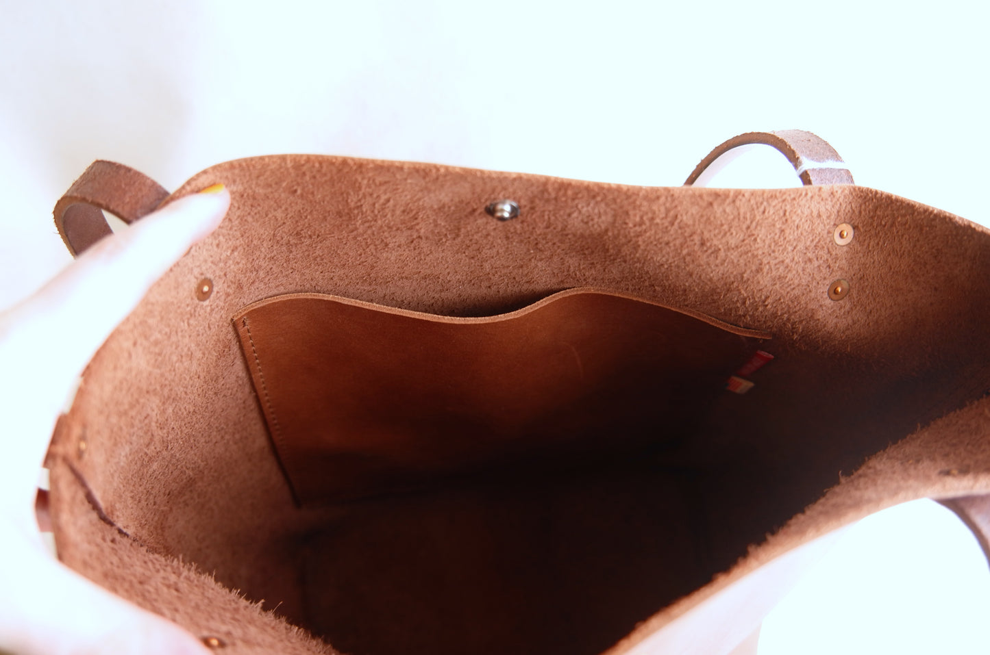 Station Shoulder Tote in Mocha