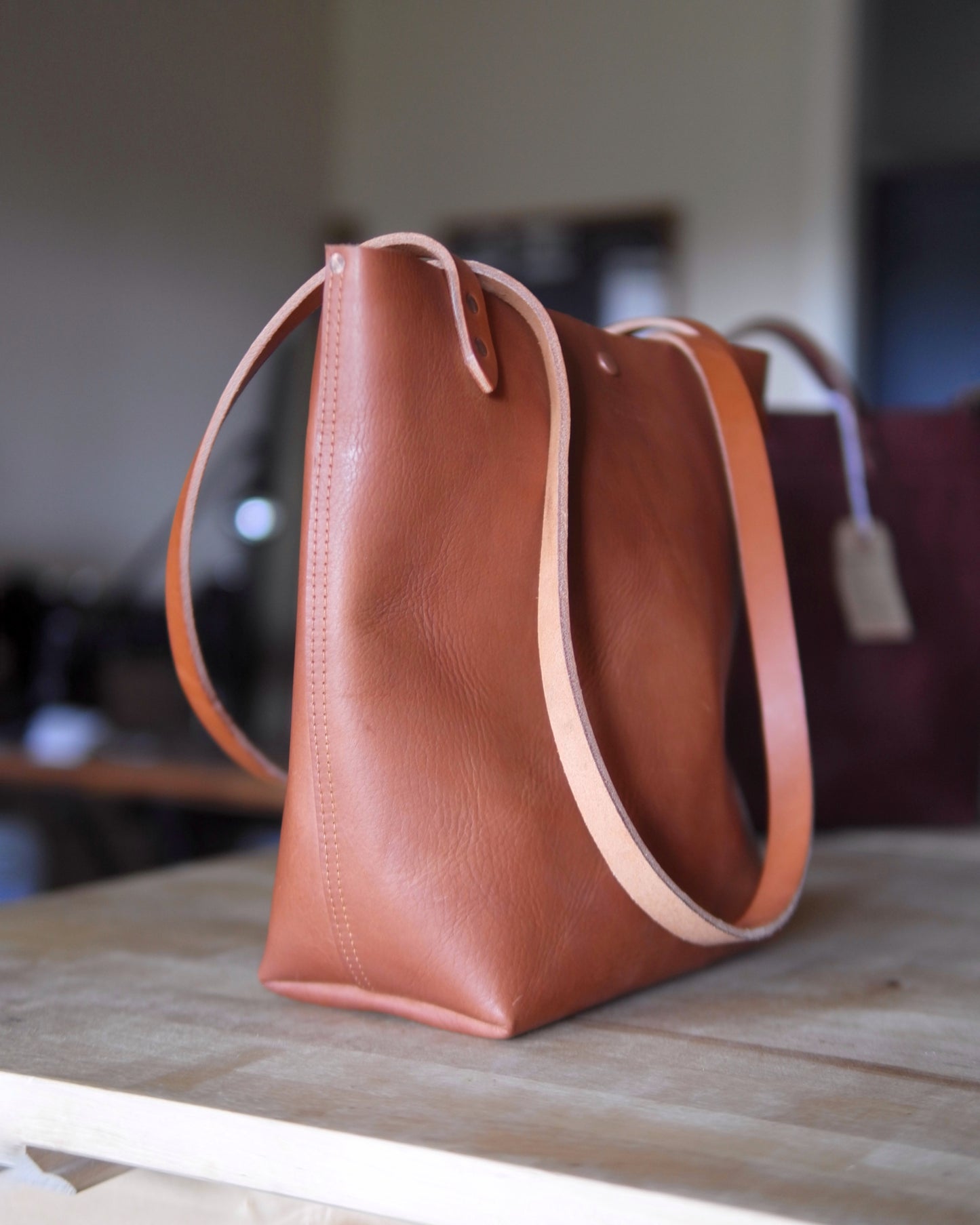 Station Tote - Caramel Shoulder