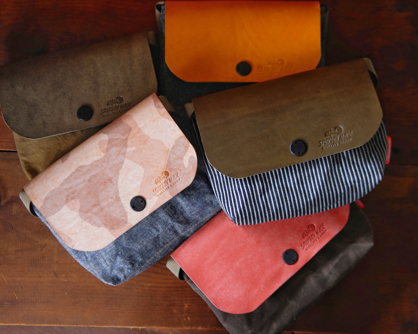 Sacoche in Chestunut/Light Olive