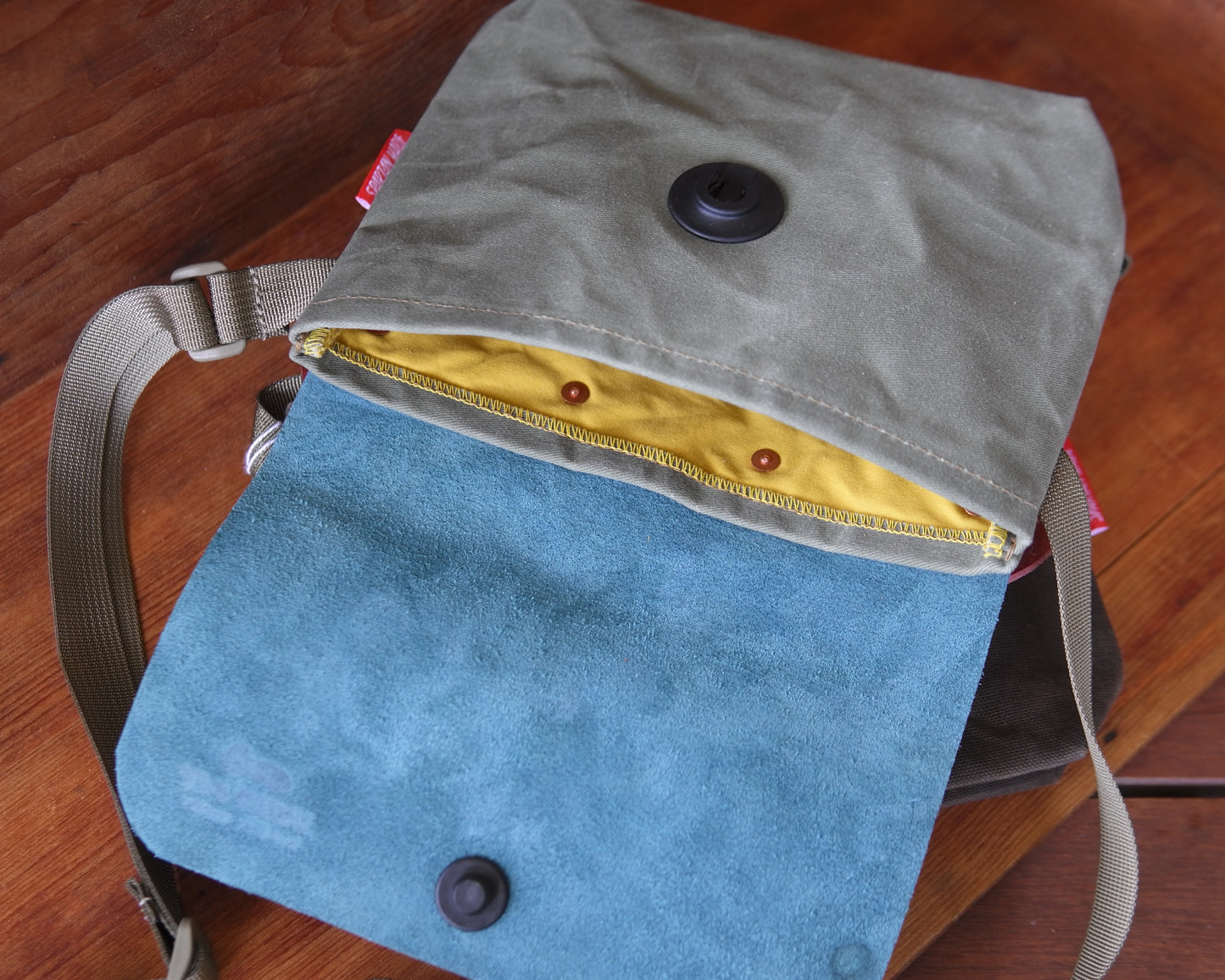 Sacoche in Teal/Sage