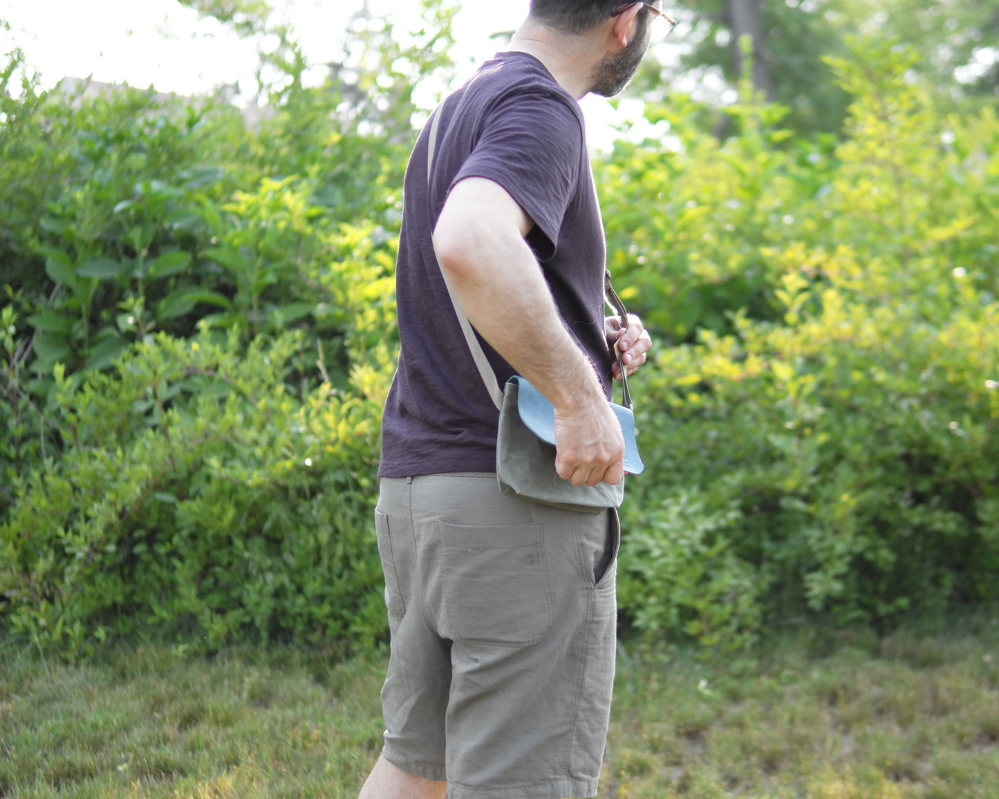 Sacoche in Teal/Sage