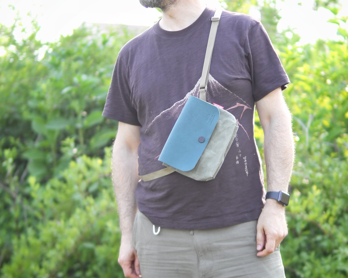 Sacoche in Teal/Sage