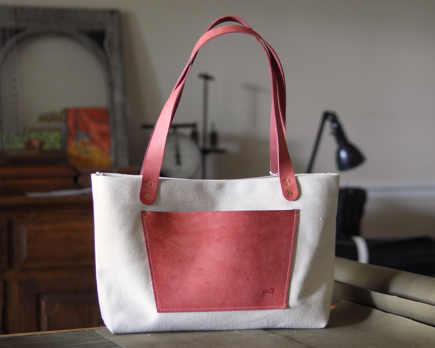 Market Tote in Pink