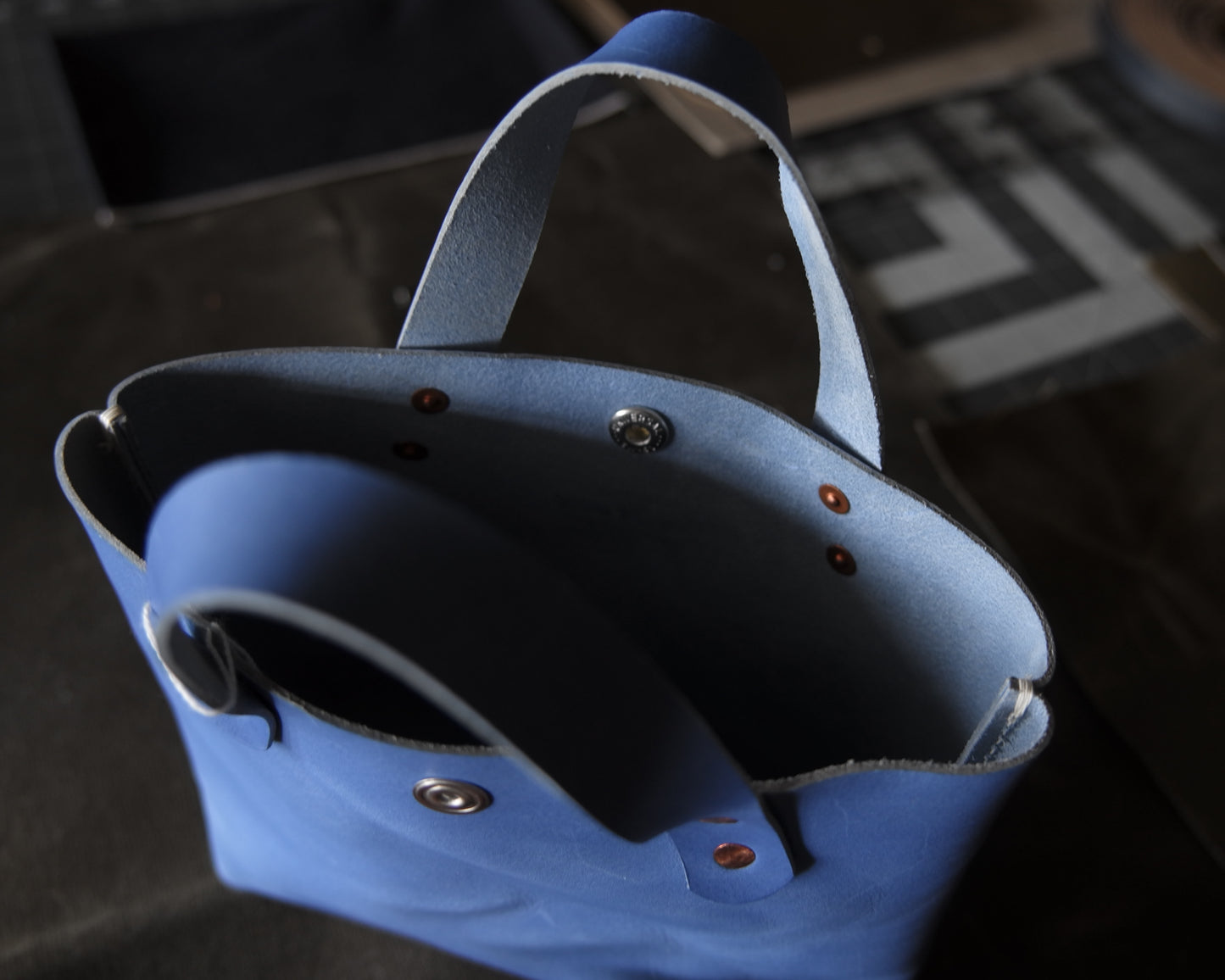 Mini Tote in Delft Blue