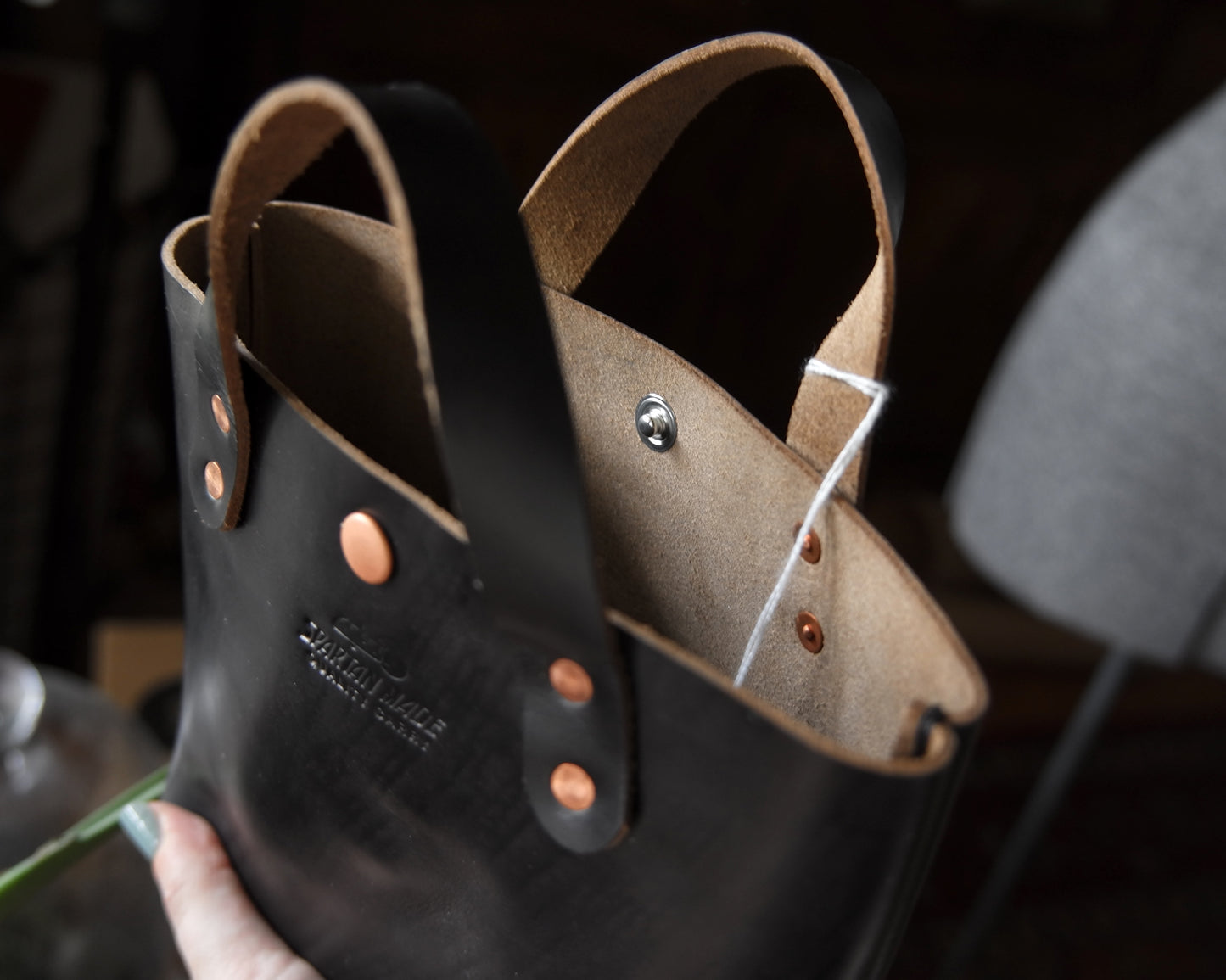 Mini Tote in Black