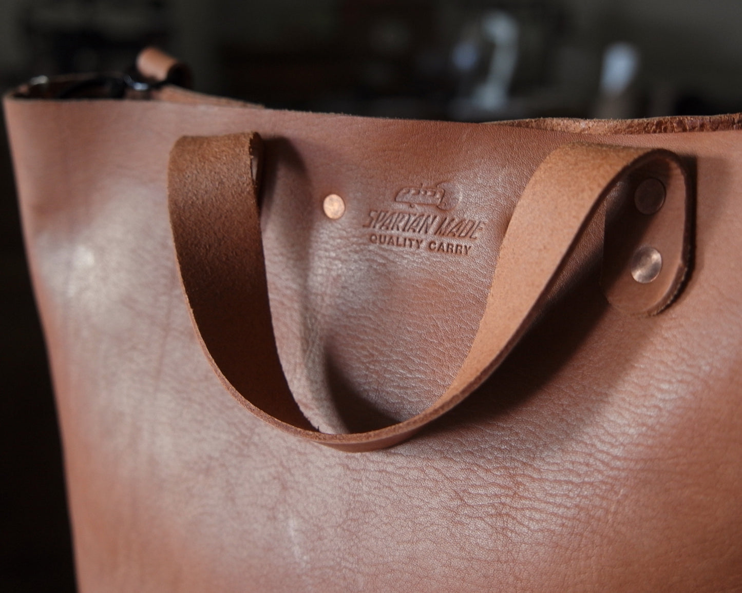 Station Tote - Caramel Crossbody