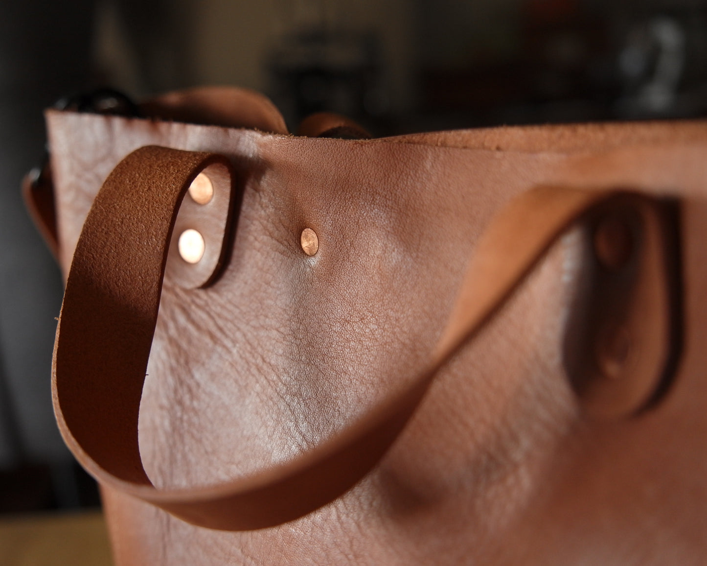 Station Tote - Caramel Crossbody