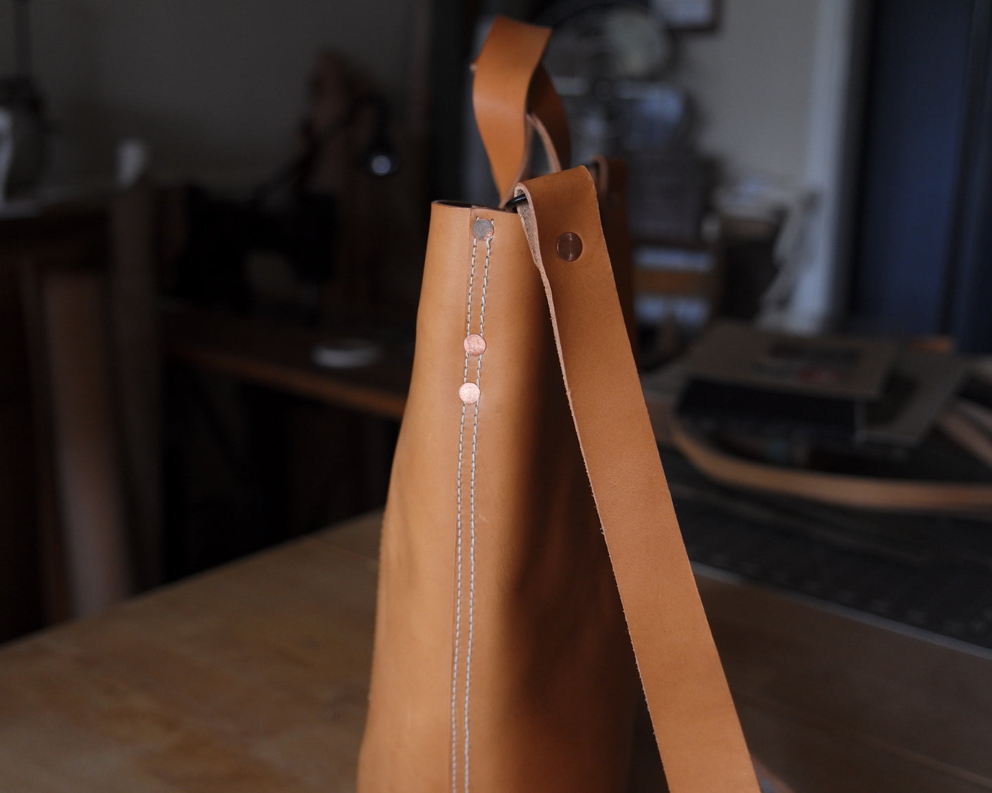 Station Tote - Natural Crossbody