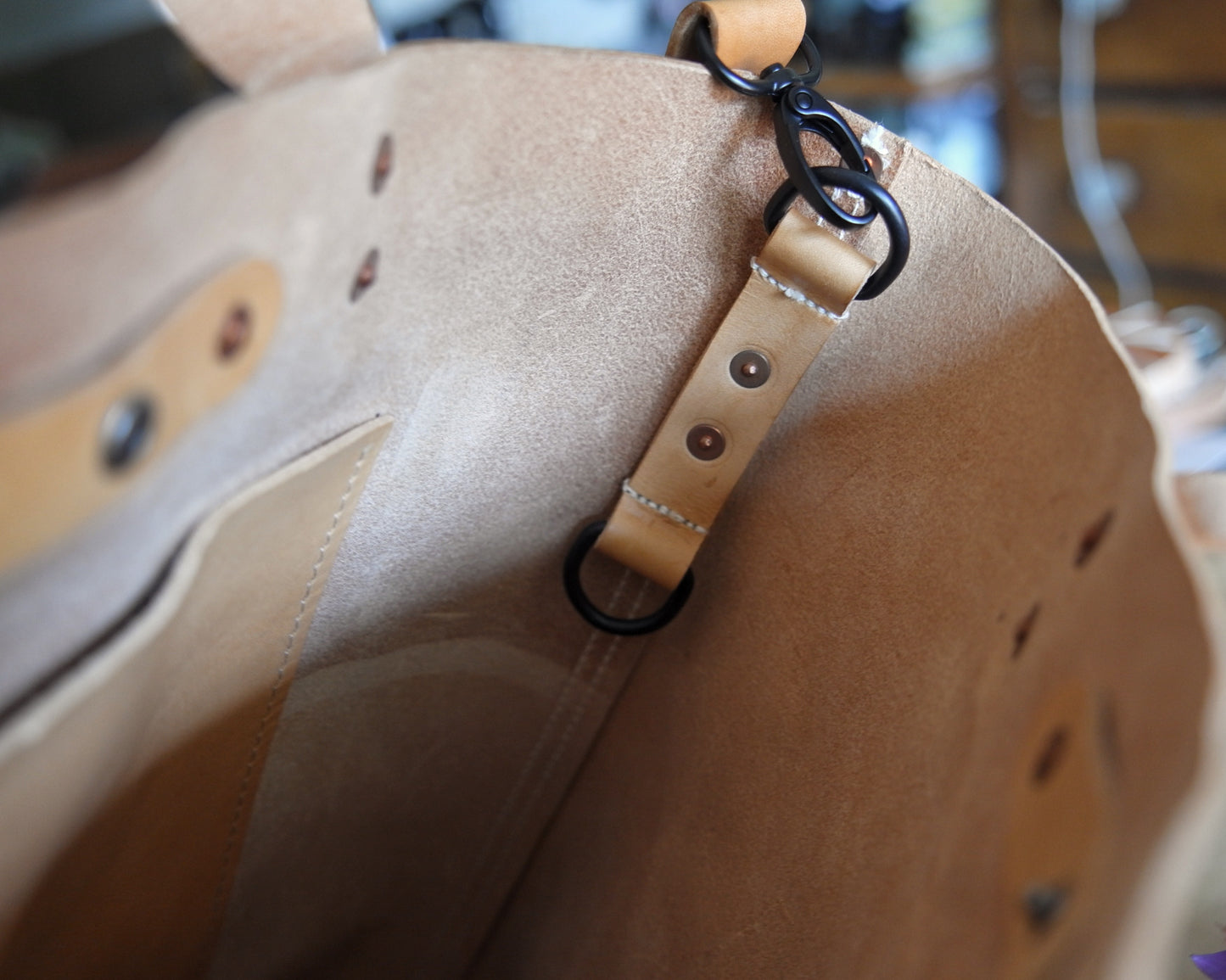 Station Tote - Natural Crossbody