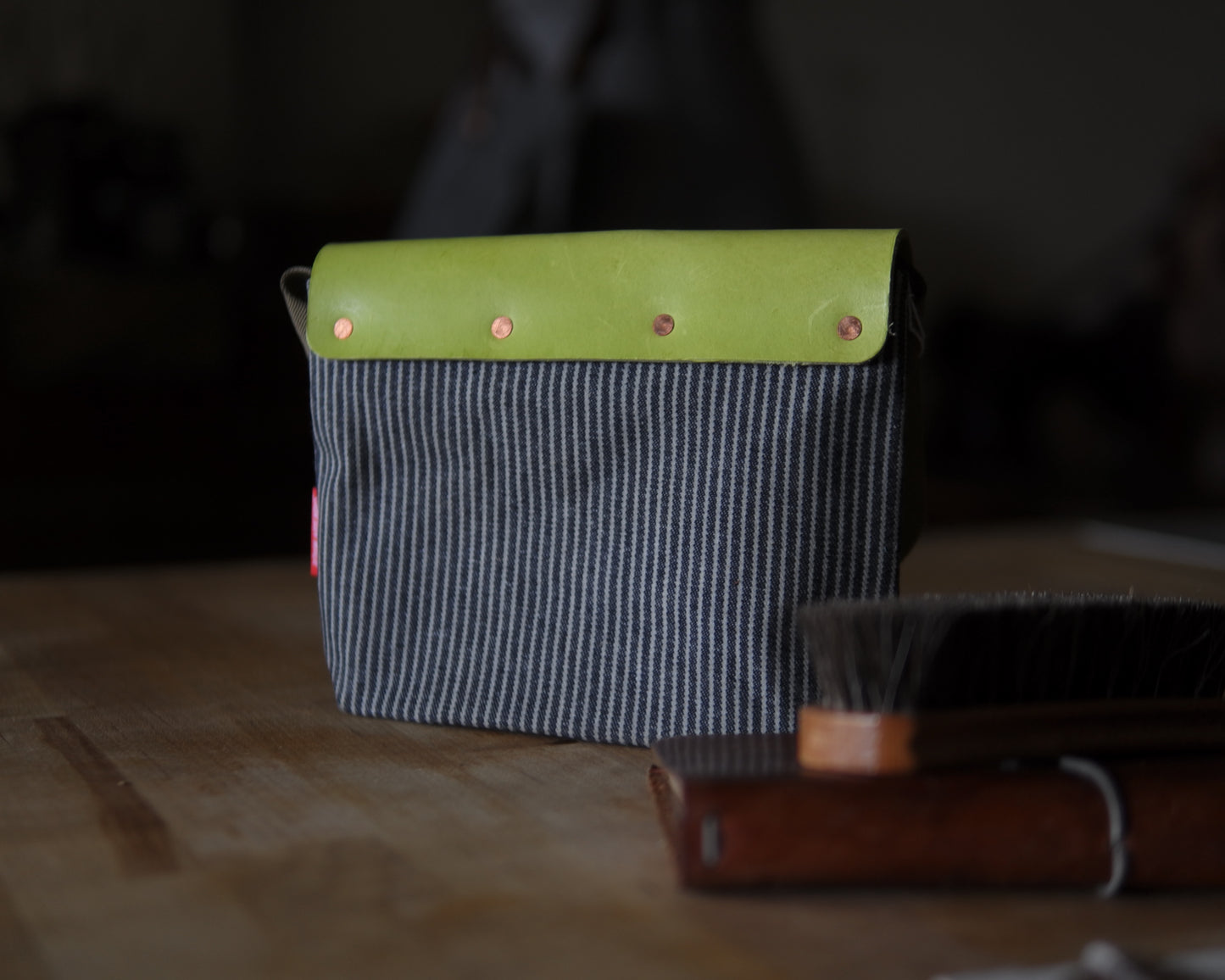 Sacoche in Lime/Railcar