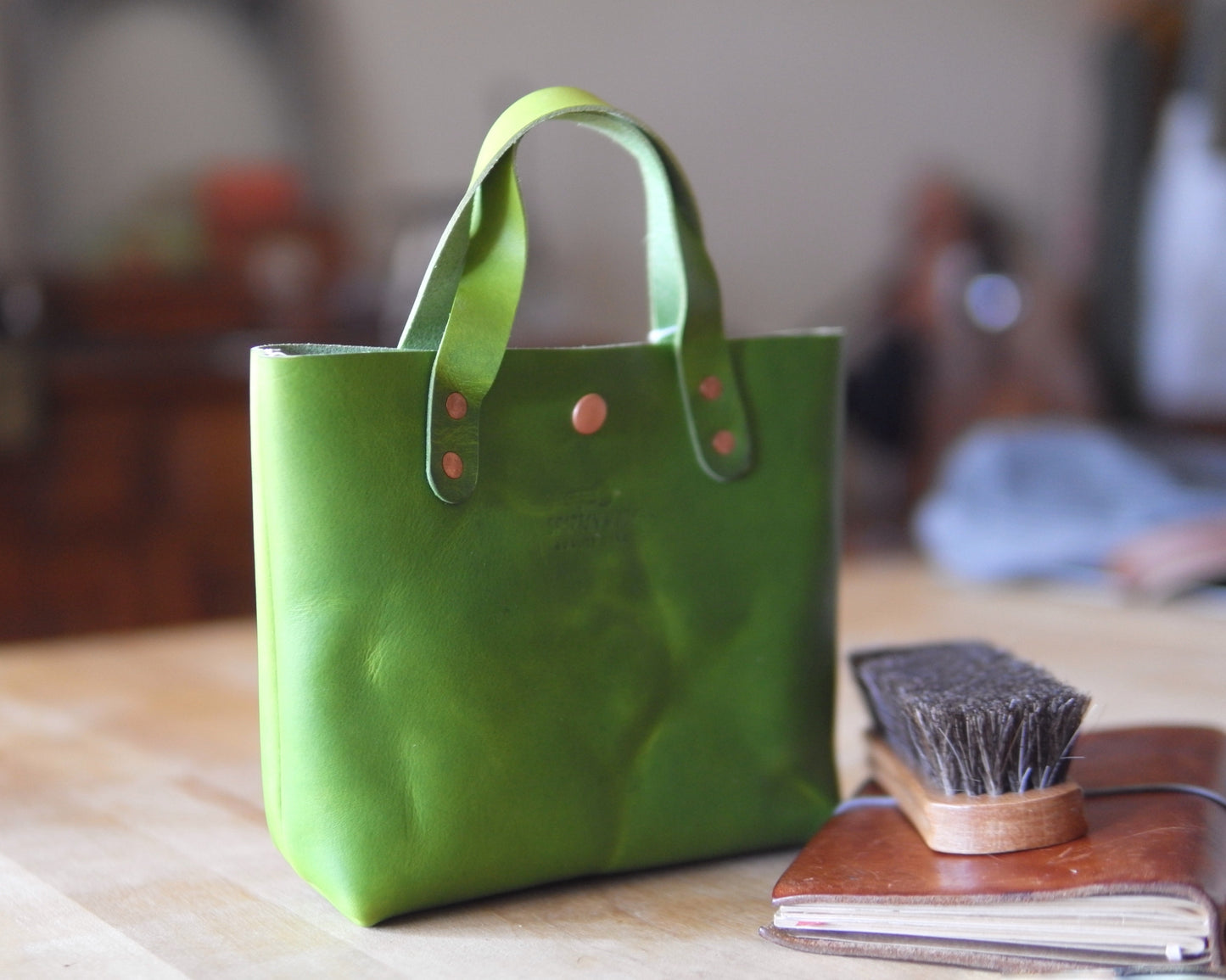 Mini Tote in Green