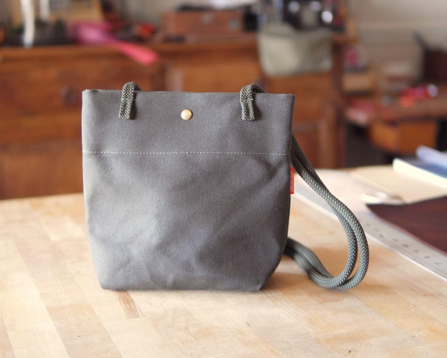 Substation Tote - Olive Shoulder