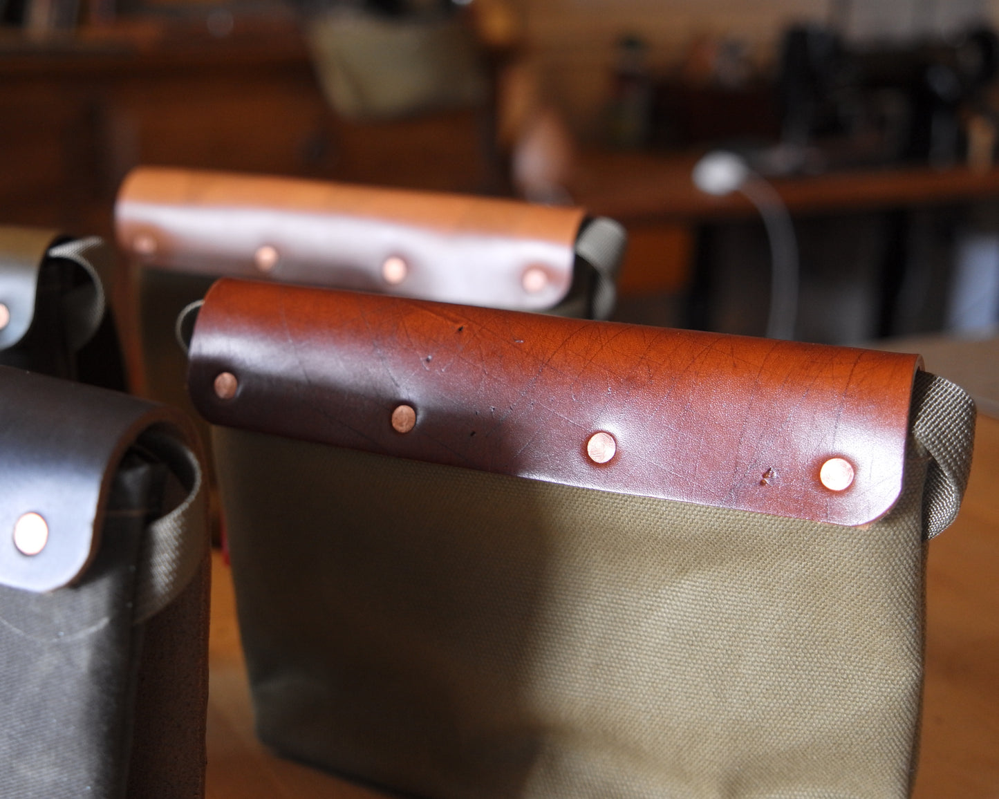 Sacoche in Etruscan Brown/Olive