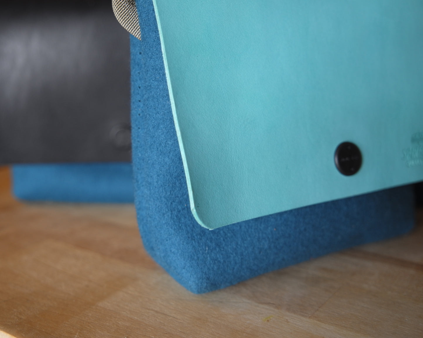Sacoche in Aqua/Wool