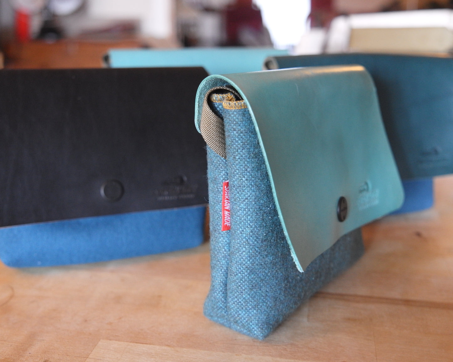 Sacoche in Aqua/Wool