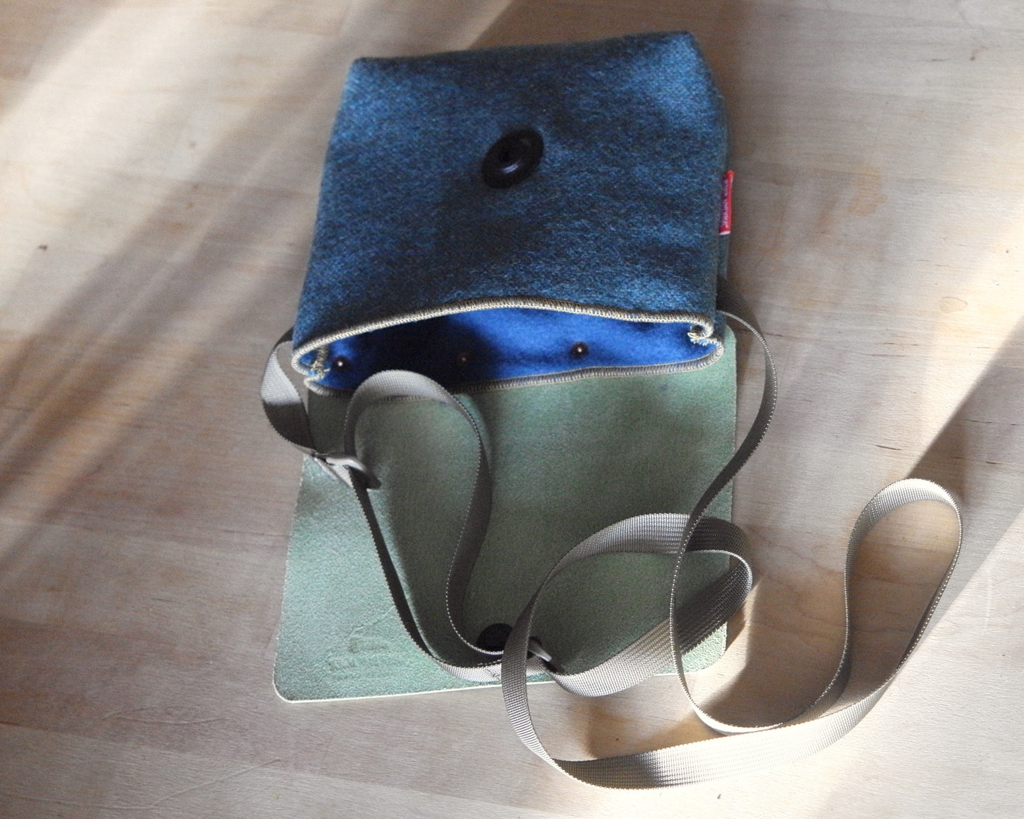 Sacoche in Lime/Wool
