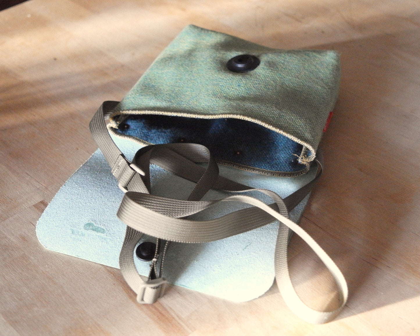 Sacoche in Mint/Wool