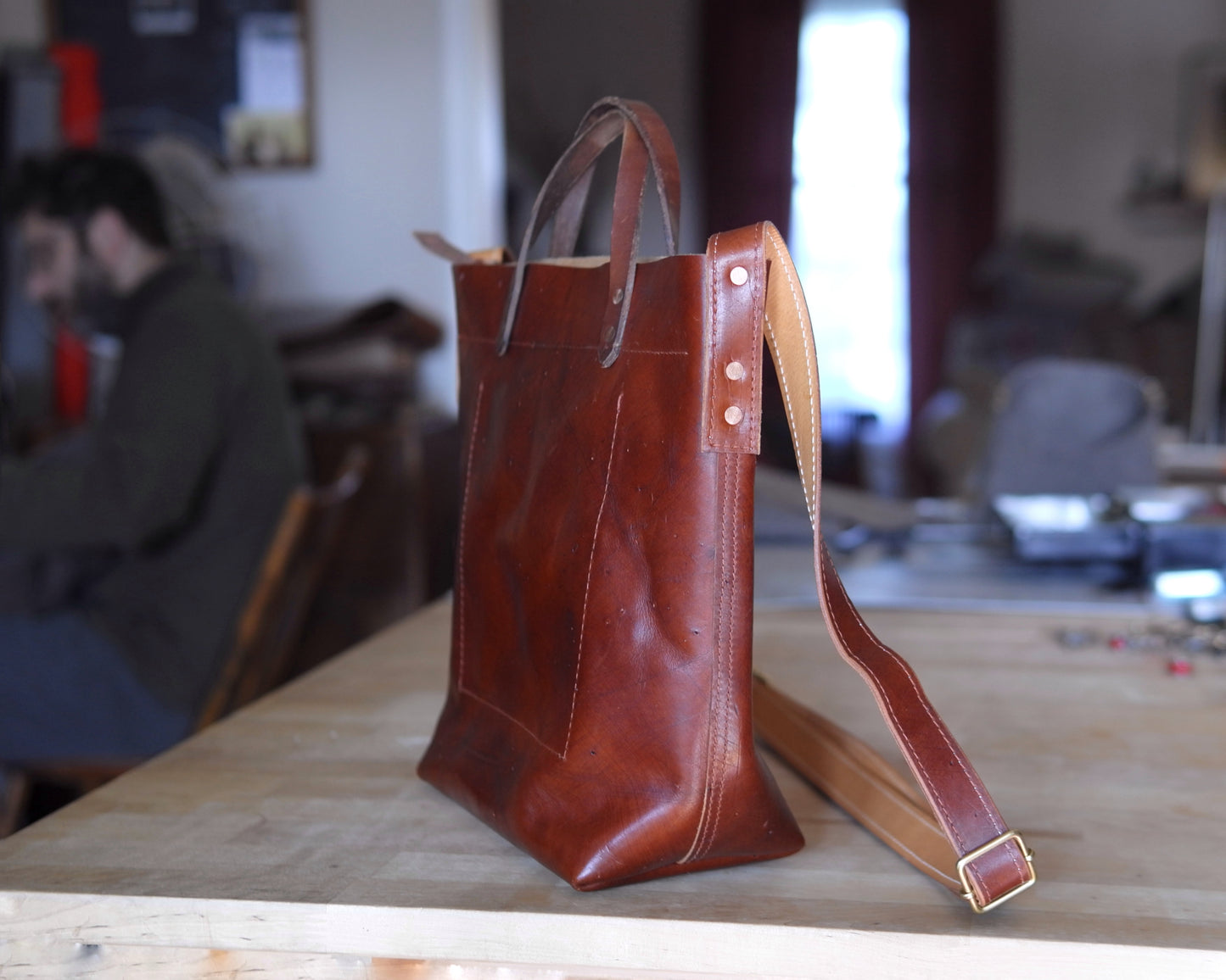 Station Tote - Etruscan Brown Crossbody