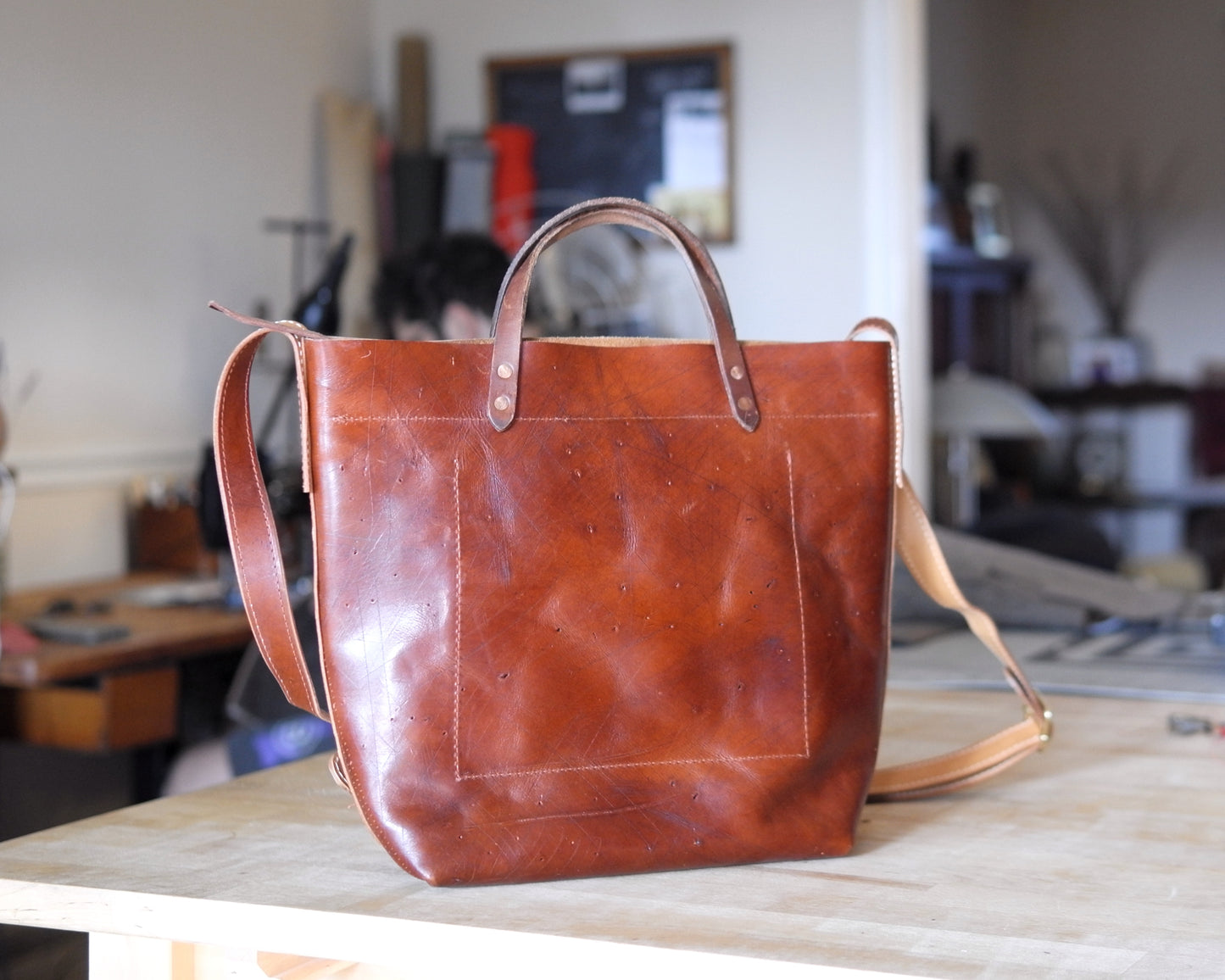 Station Tote - Etruscan Brown Crossbody