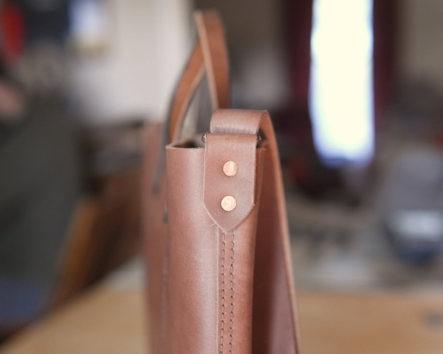 Station Tote - Mocha Crossbody