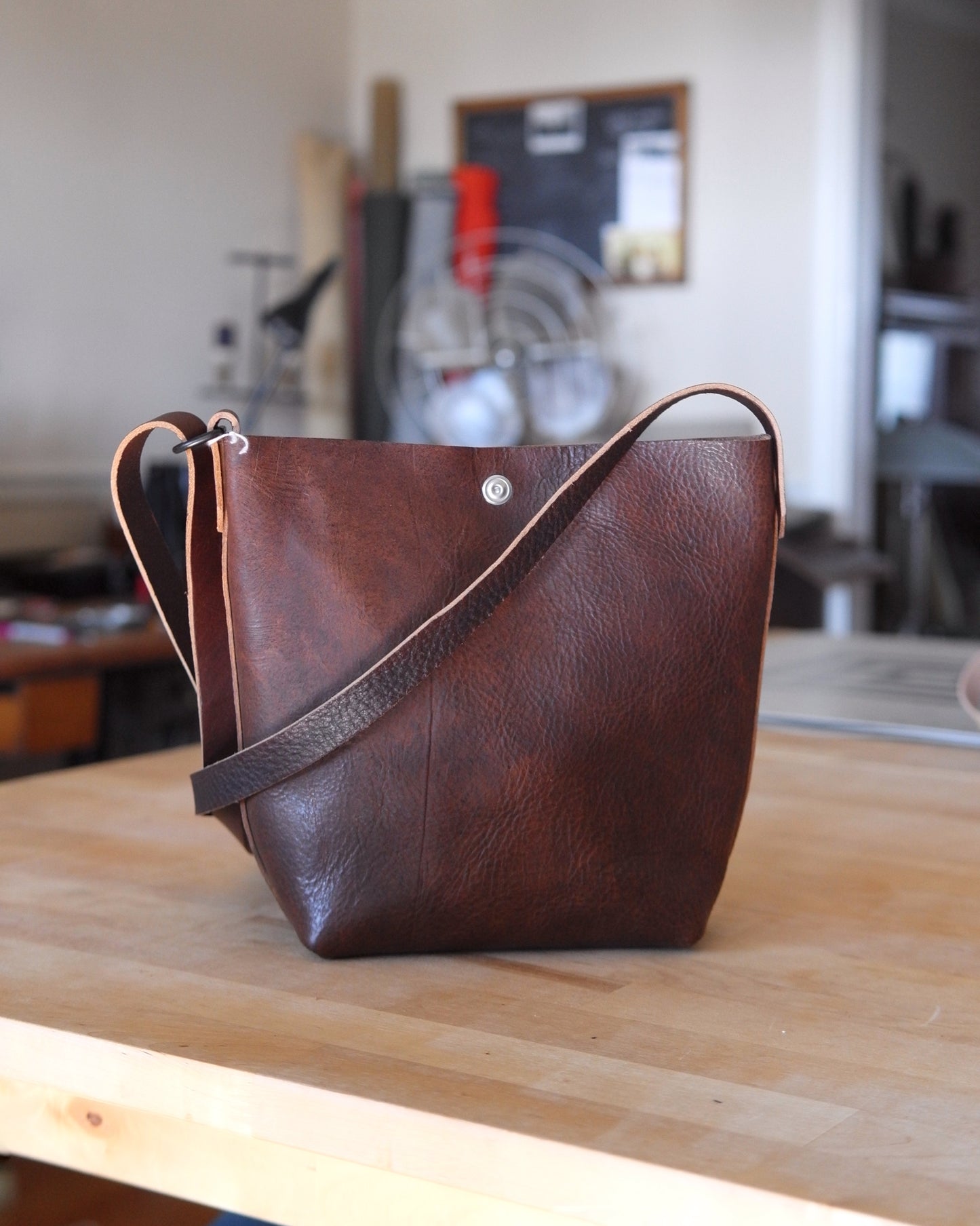 Substation Tote - Brindle Leather Crossbody