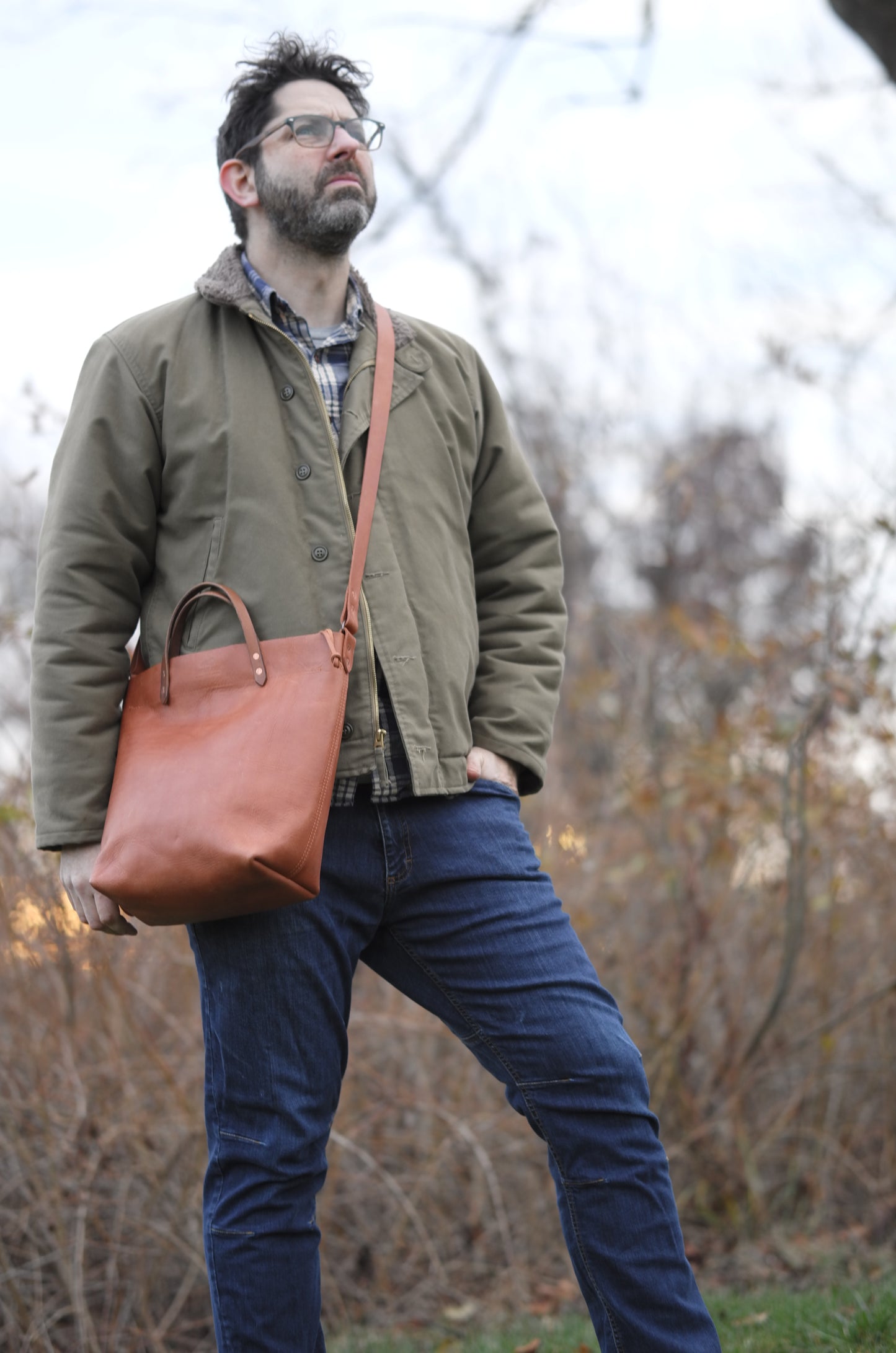 Station Tote - Caramel Crossbody