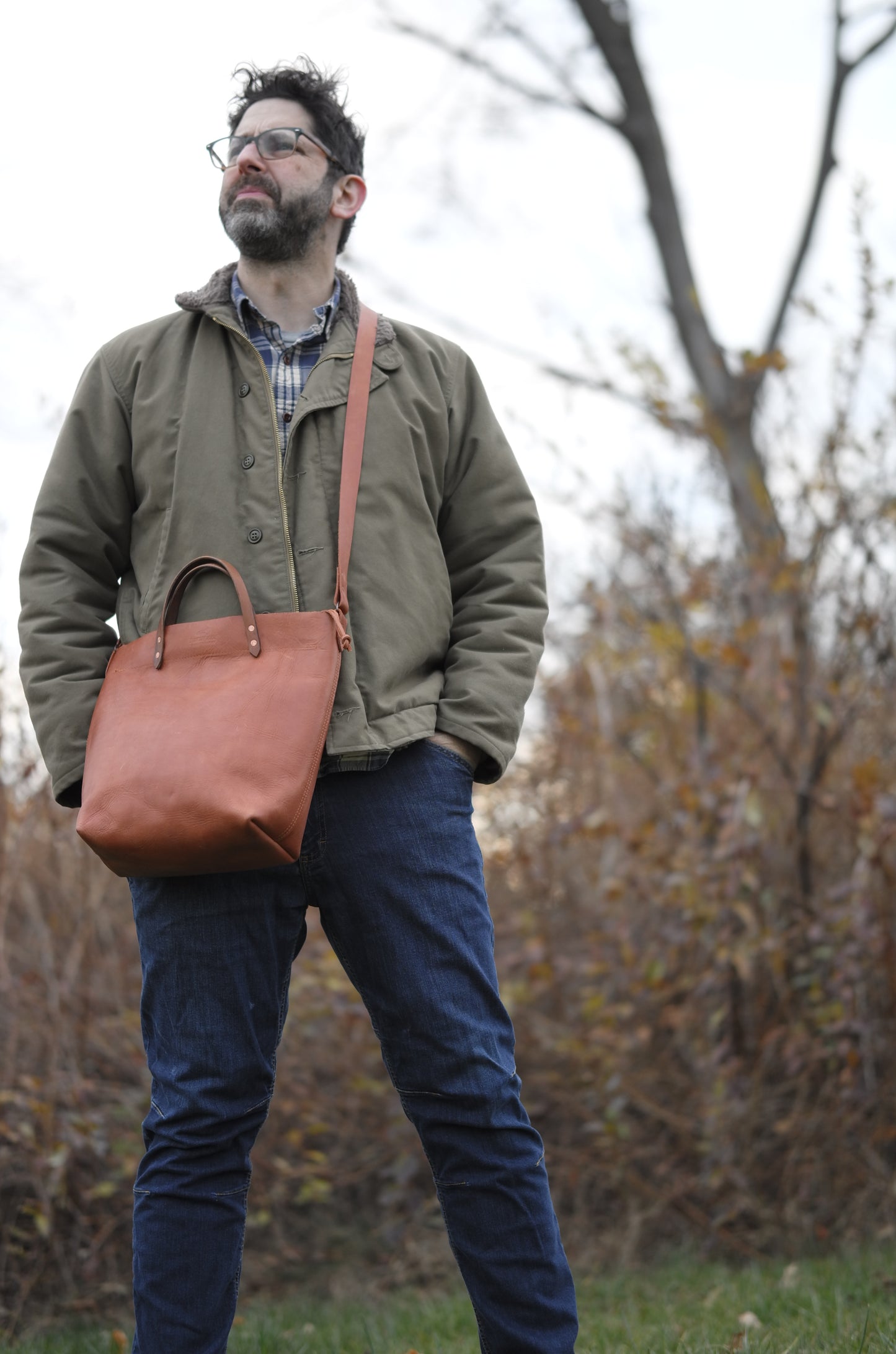 Station Tote - Caramel Crossbody