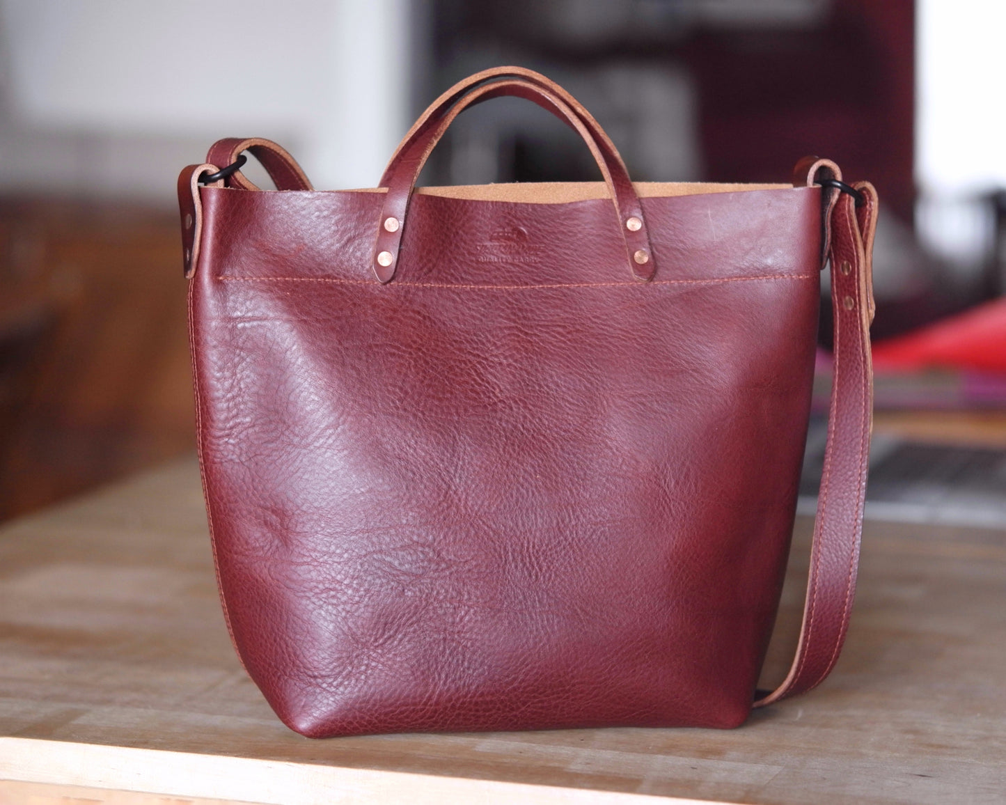 Station Tote - Bordeaux Crossbody