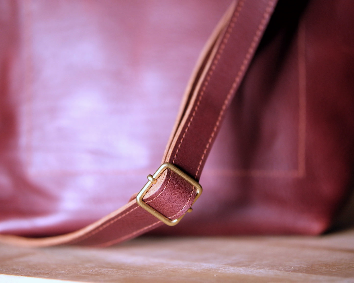 Station Tote - Bordeaux Crossbody