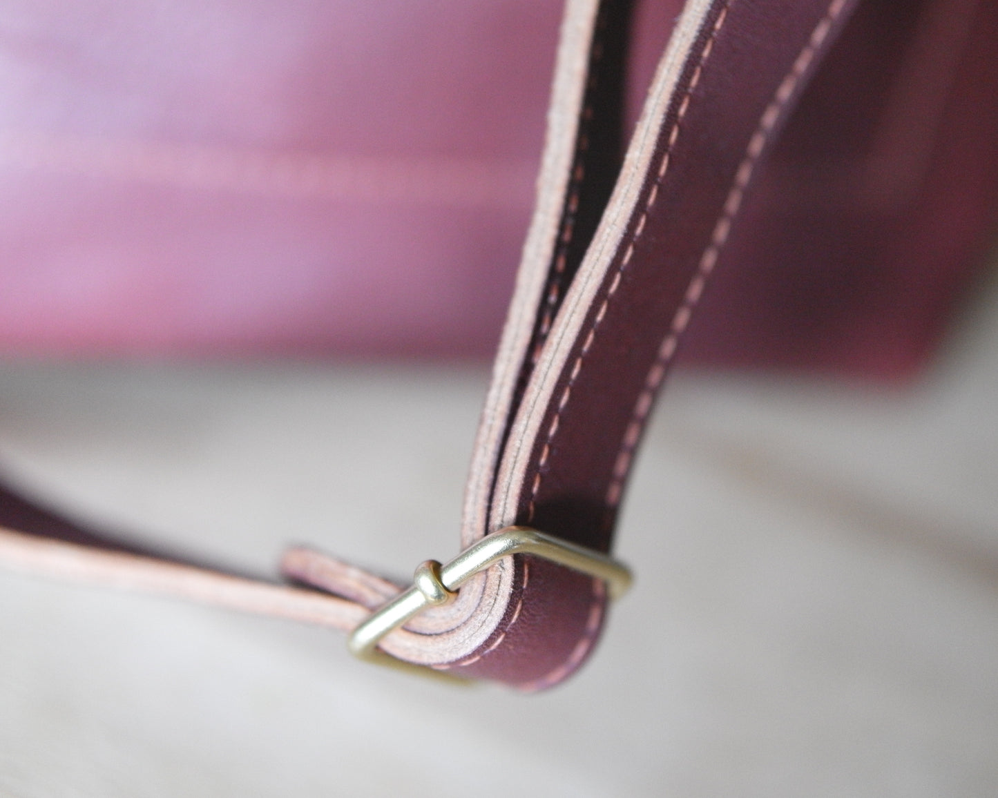 Station Tote - Bordeaux Crossbody