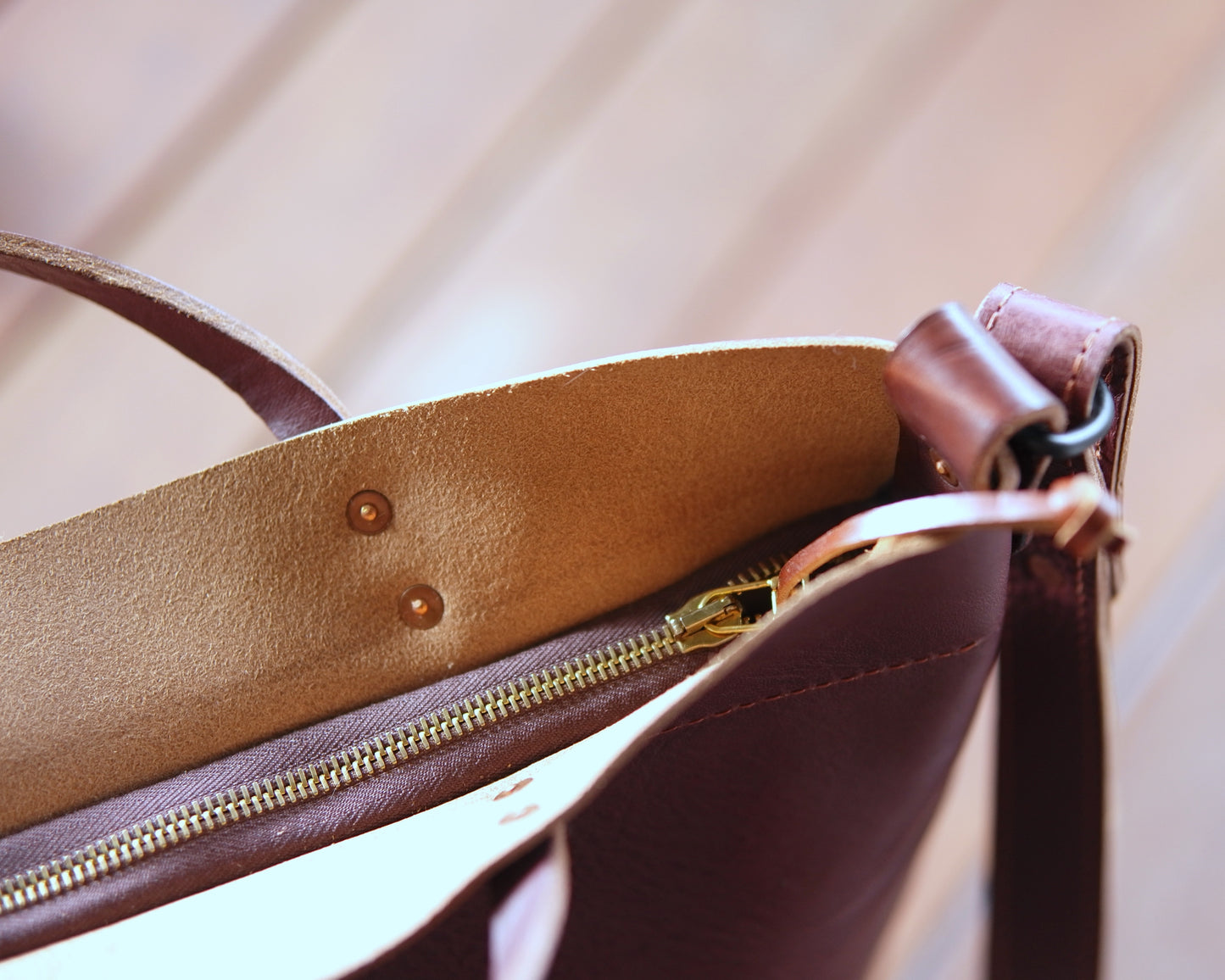 Station Tote - Bordeaux Crossbody