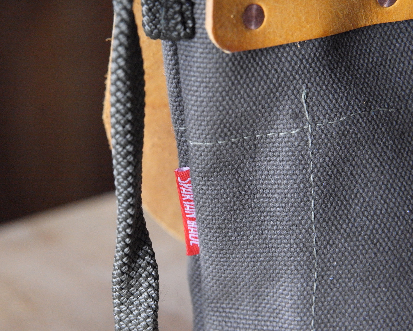 Post Satchel in Goldenrod