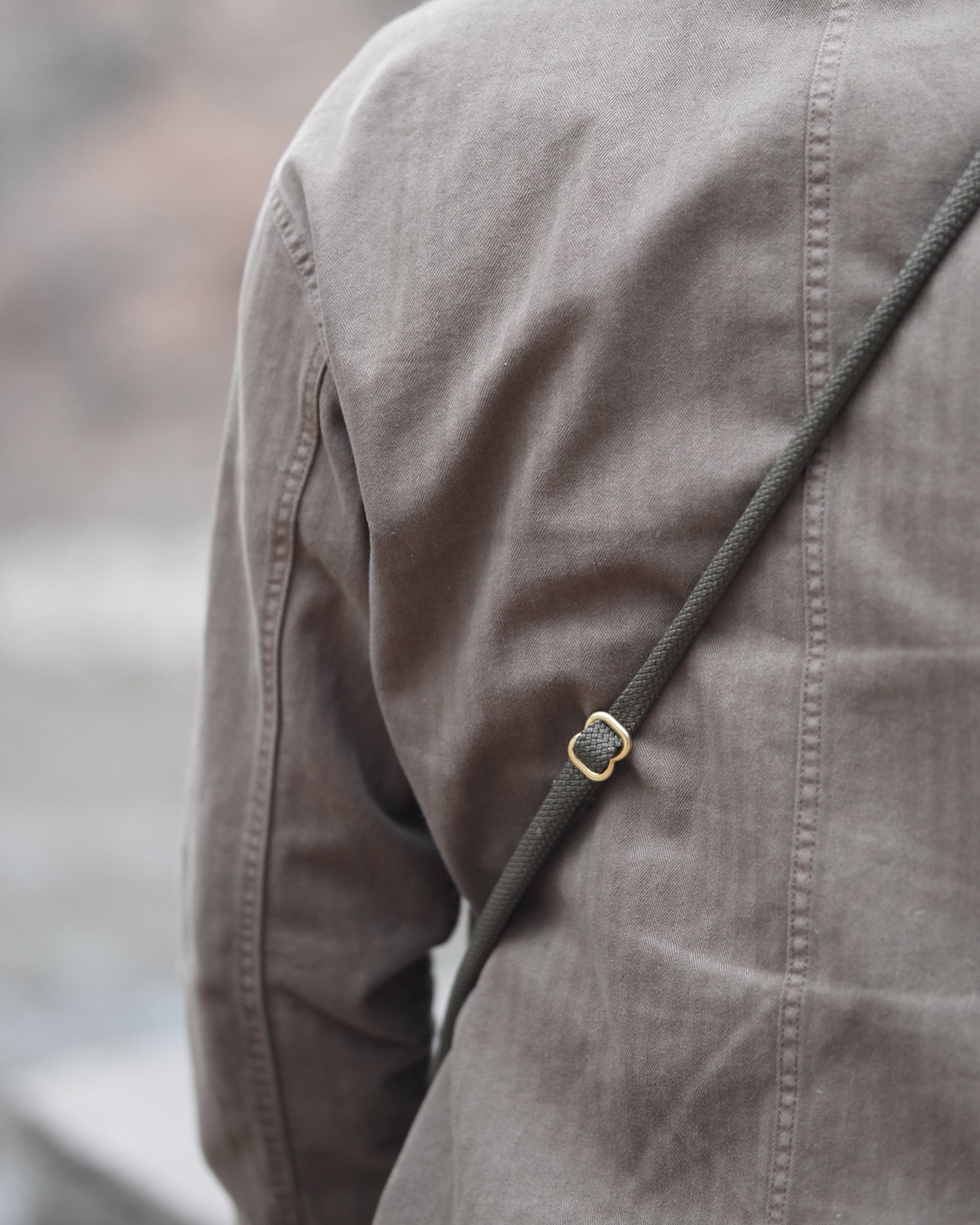 Post Satchel in Brown