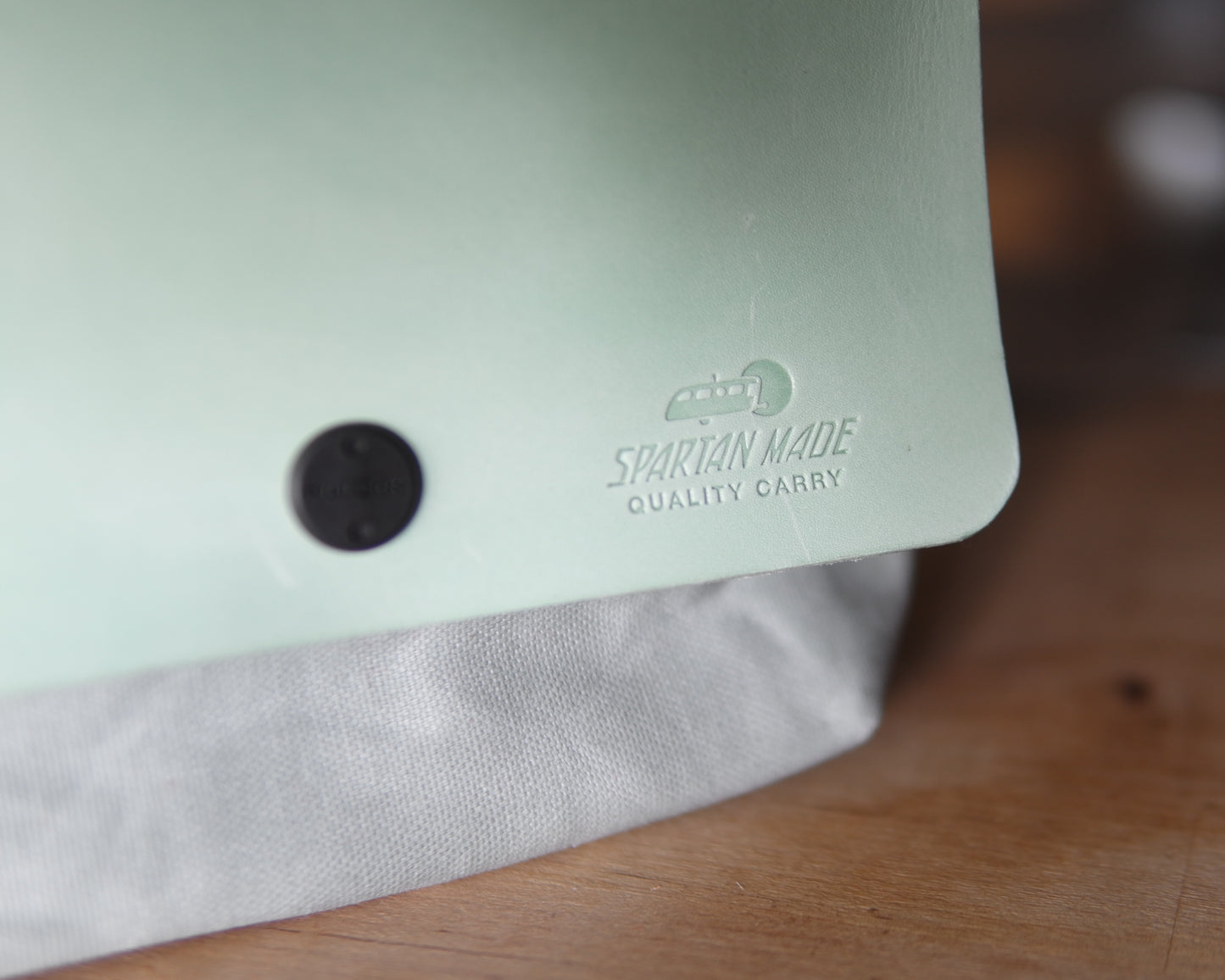 Sacoche in Mint/Light Blue