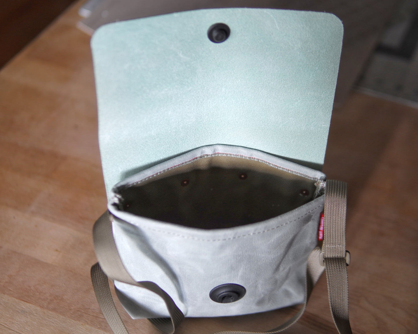 Sacoche in Mint/Light Blue