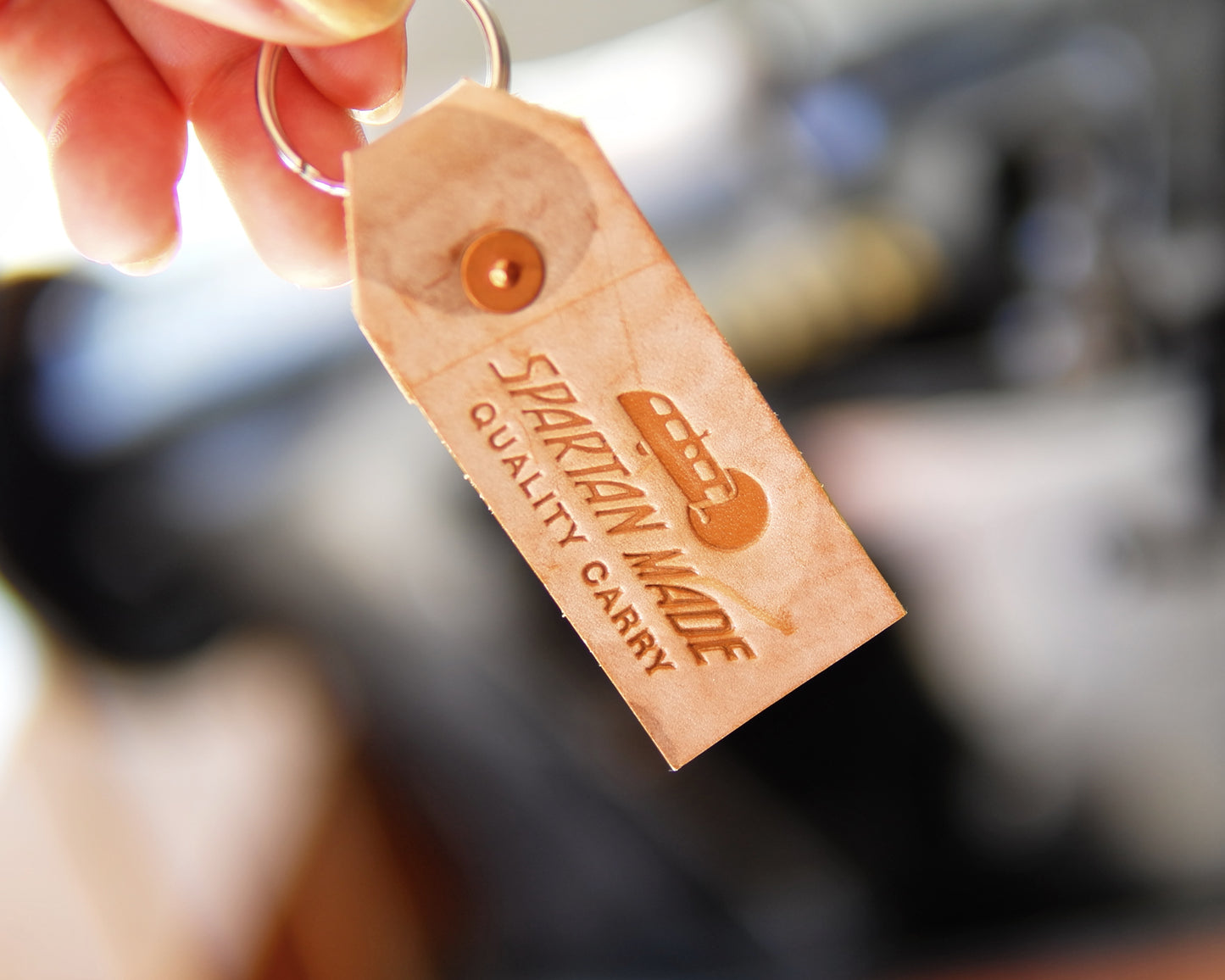 Leather Keychain