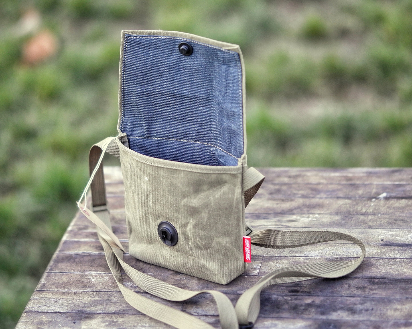 Sacoche in Waxed Canvas