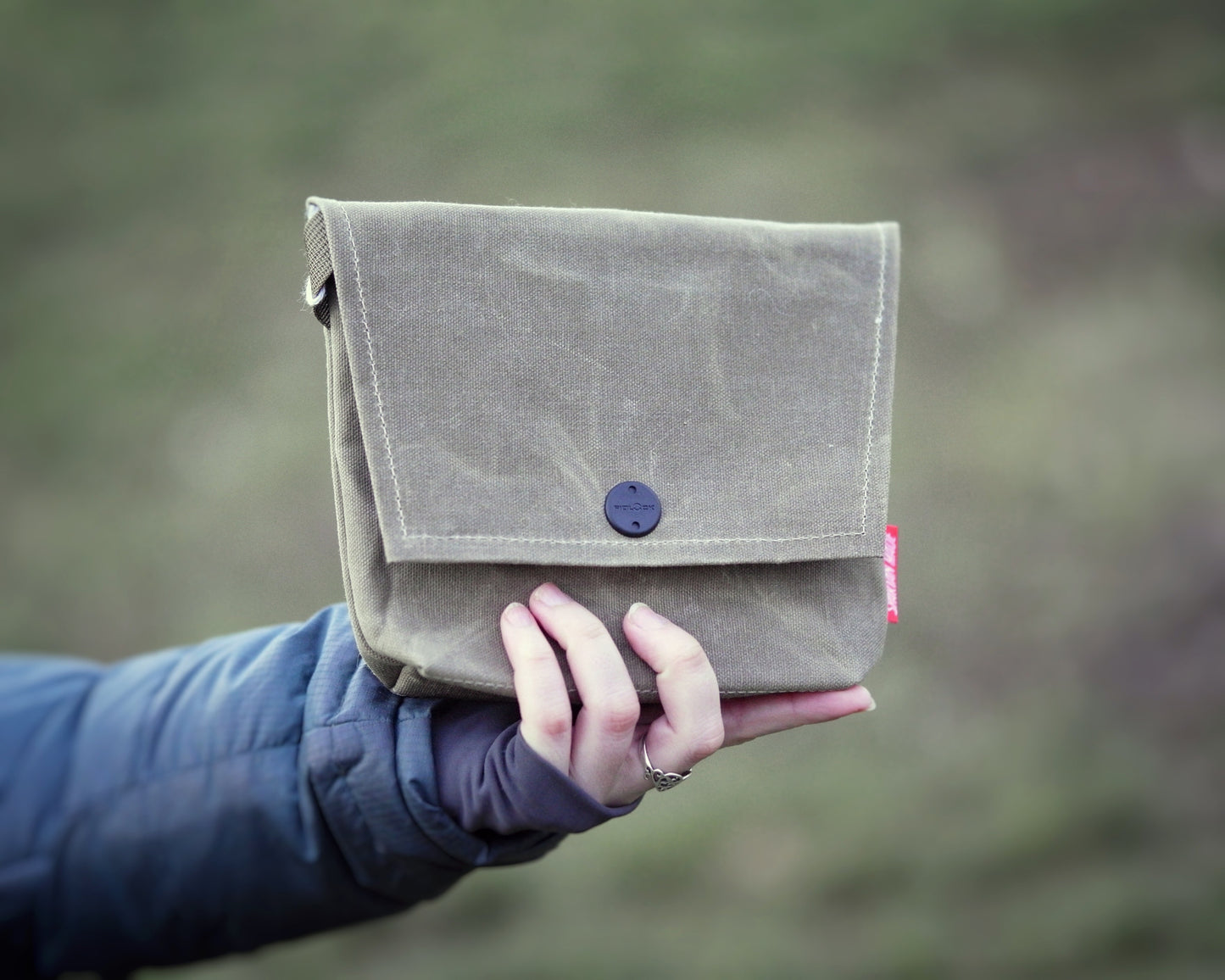 Sacoche in Waxed Canvas